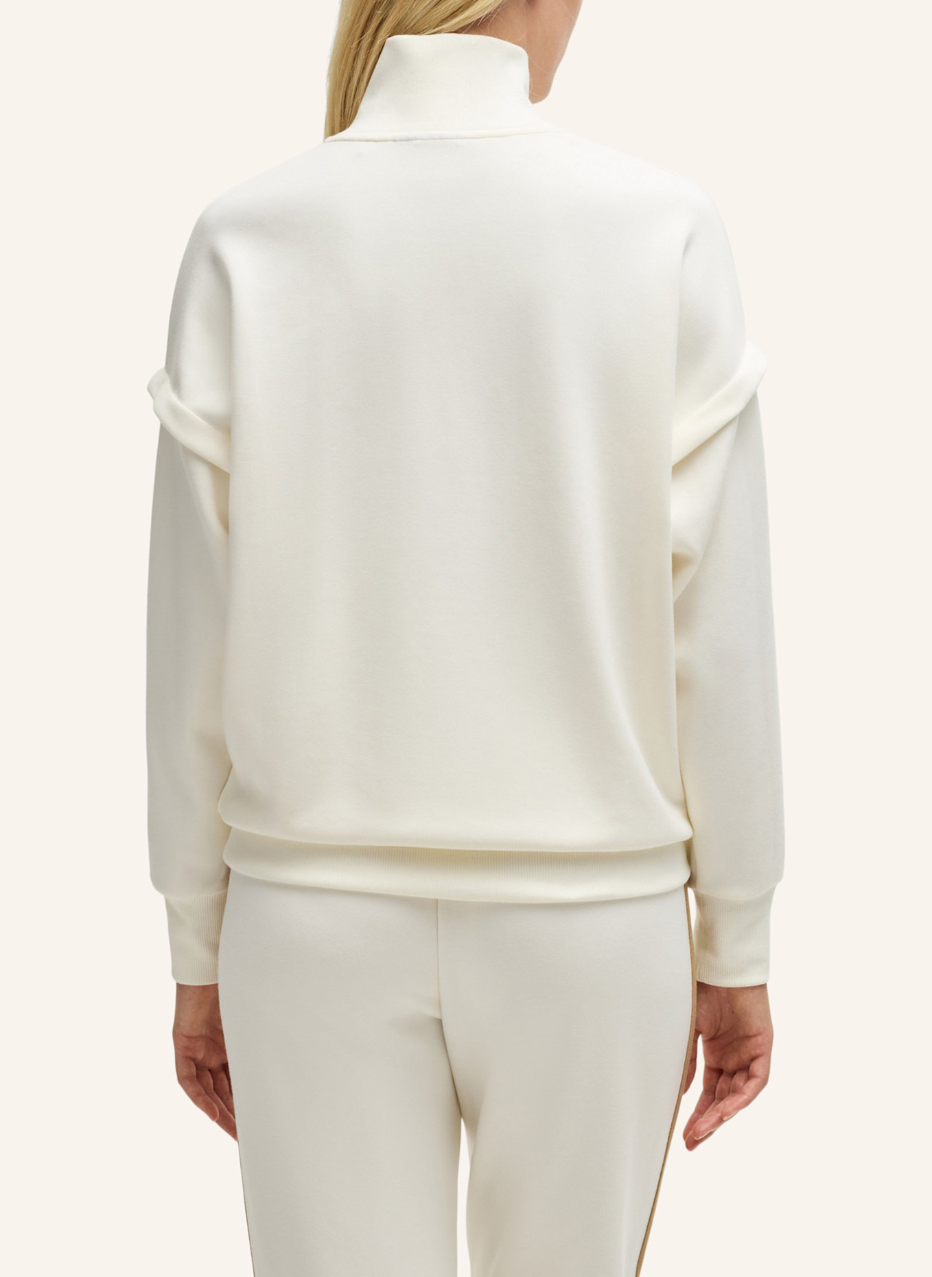 BOSS Loungewear Oberteil DUAL_SWEATSHIRT, Farbe: WEISS (Bild 2)