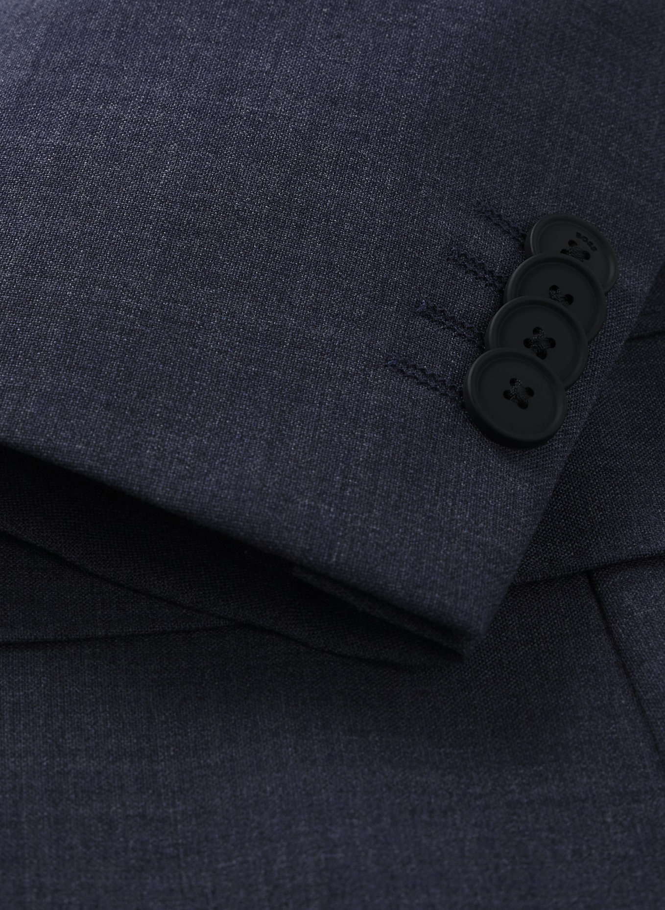 BOSS Business Anzug P-HUGE-2PCS-251 Slim Fit: BLAU
