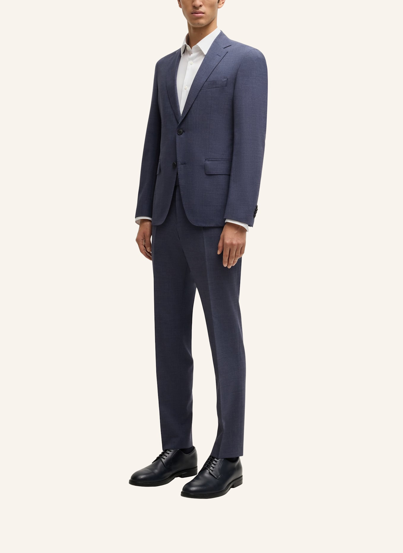 BOSS Business Anzug P-HUGE-2PCS-251 Slim Fit: BLAU