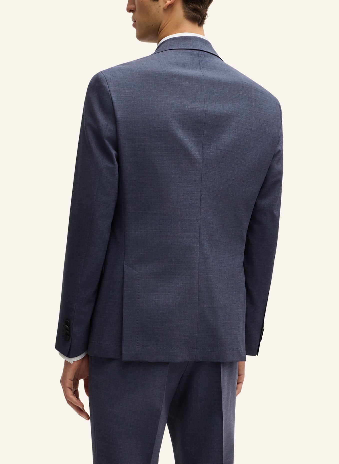 BOSS Business Anzug P-HUGE-2PCS-251 Slim Fit: BLAU