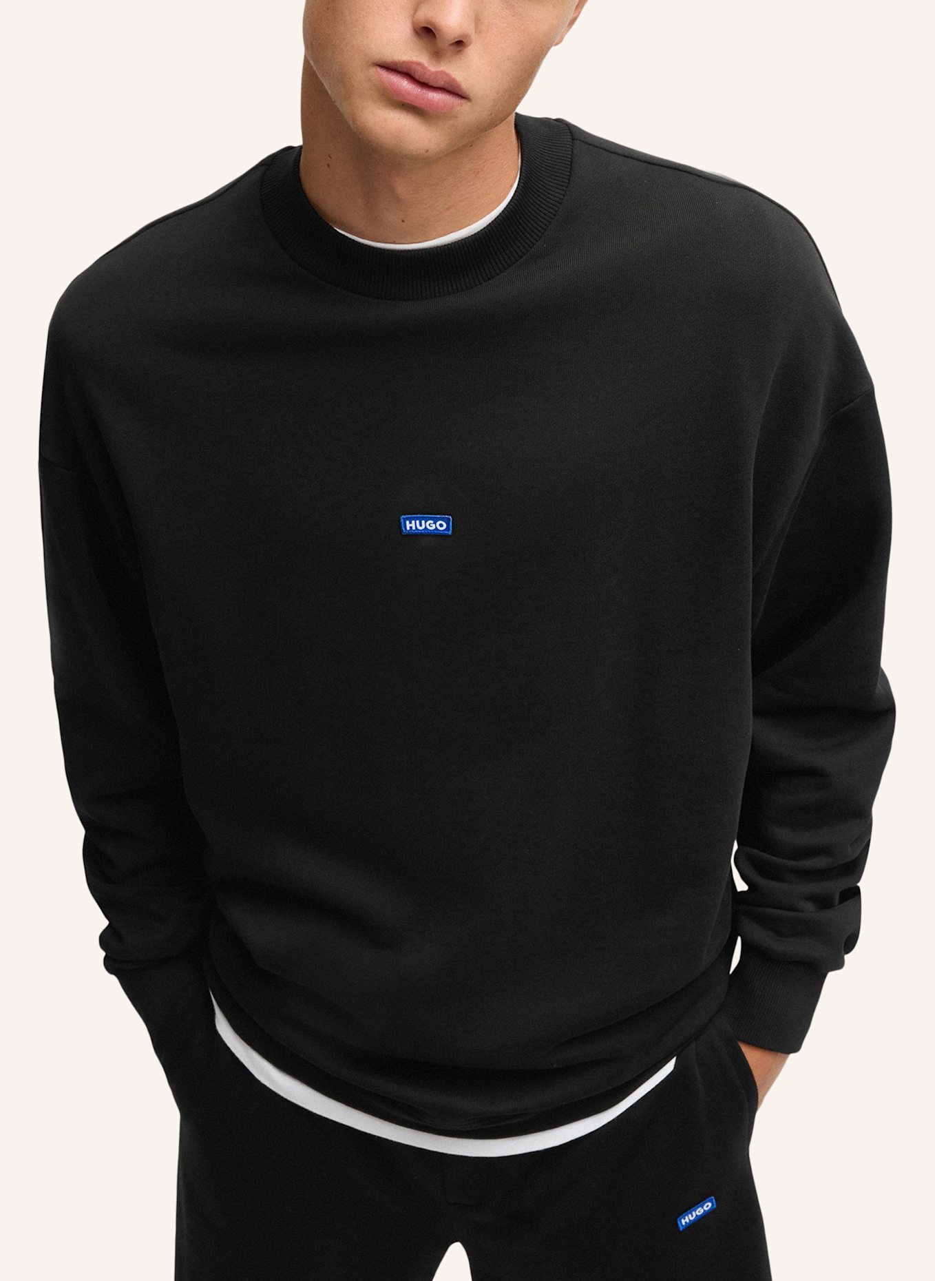 HUGO Sweatshirt NEDRO Regular Fit, Farbe: SCHWARZ (Bild 3)