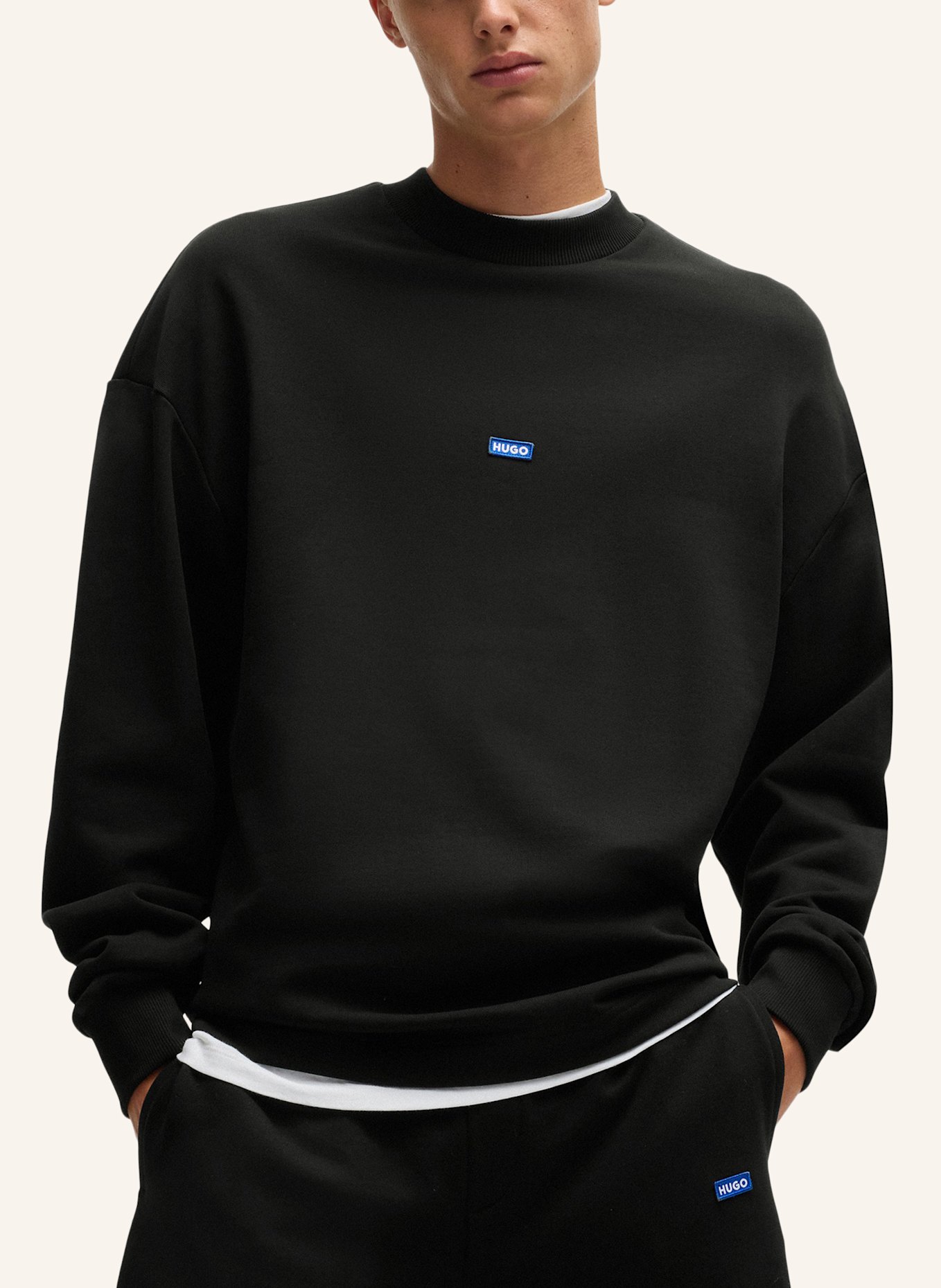 HUGO Sweatshirt NEDRO Regular Fit, Farbe: SCHWARZ (Bild 4)