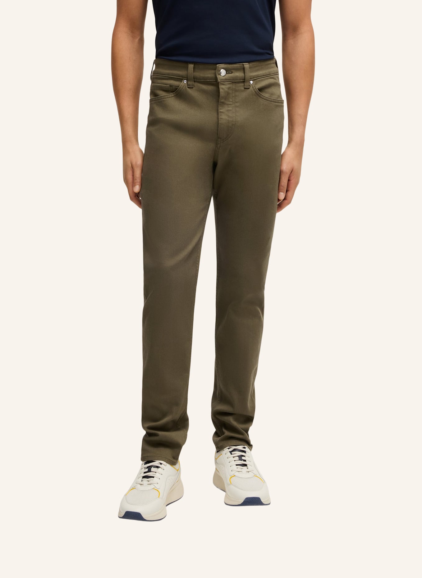 BOSS Jeans C-TABER_PS Tapered Fit: DUNKELGRÜN
