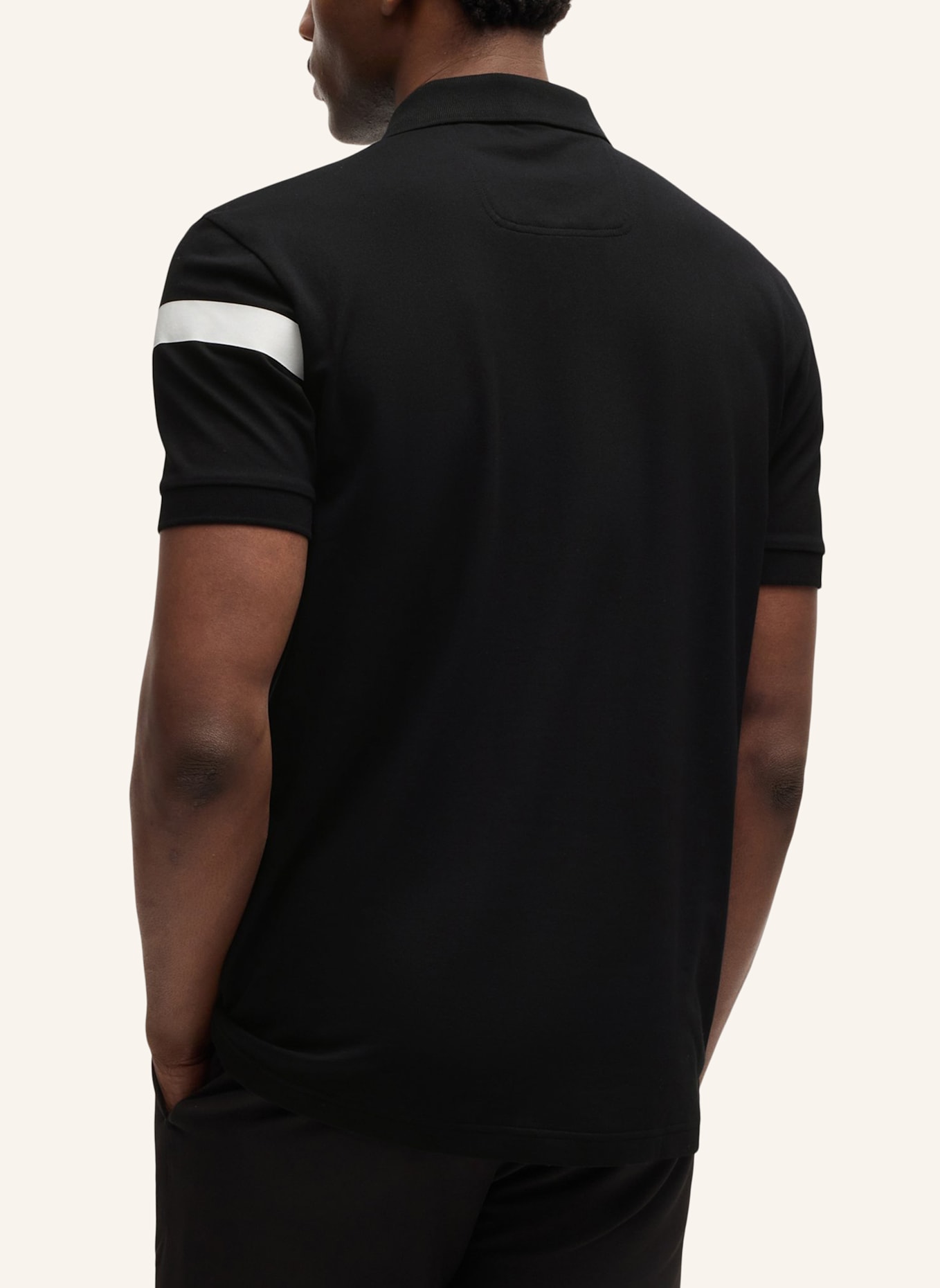 BOSS Poloshirt PADDY_IN Regular Fit: SCHWARZ