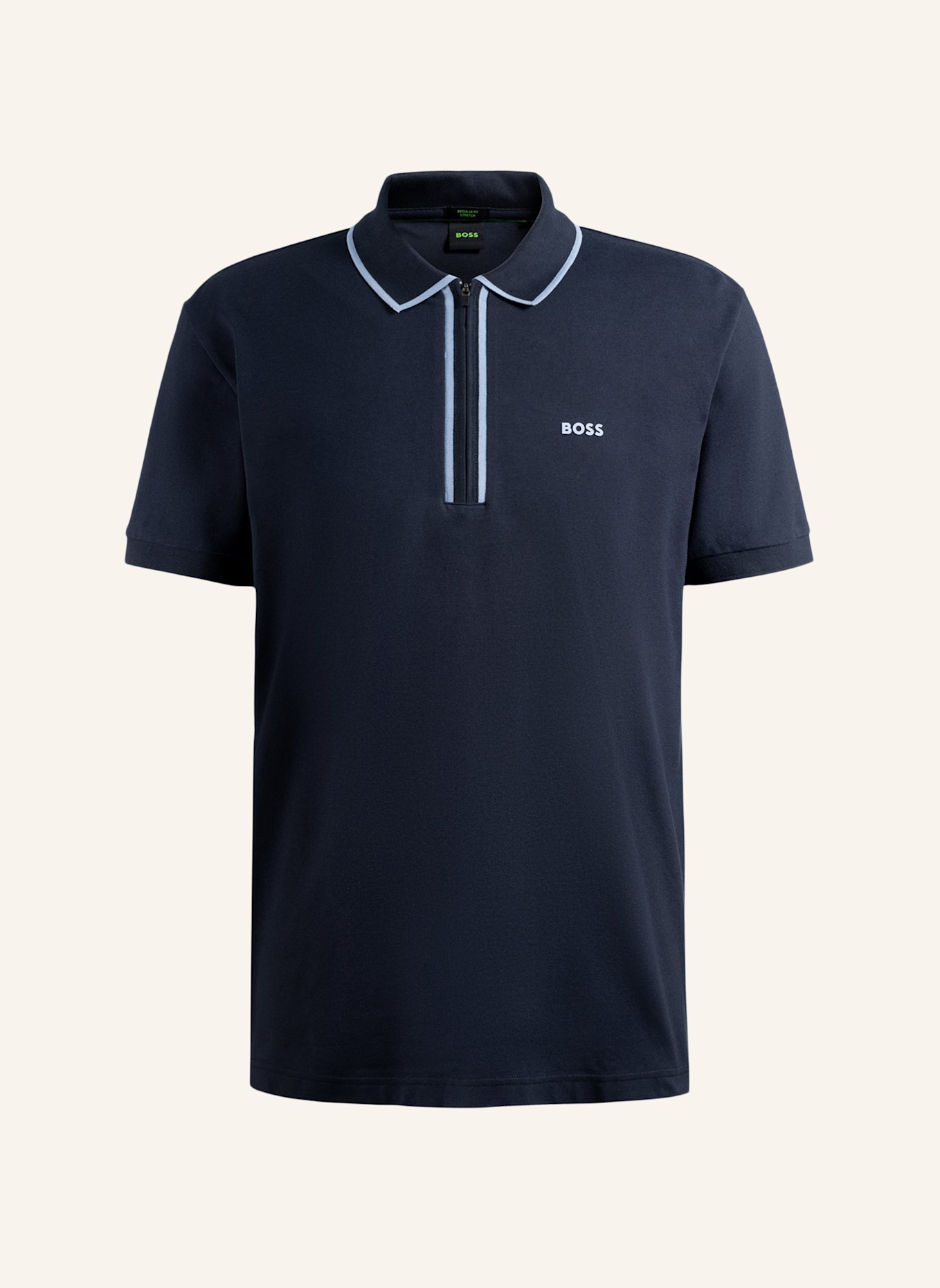 BOSS Poloshirt PHILIX TAPE Regular Fit, Farbe: DUNKELBLAU (Bild 1)