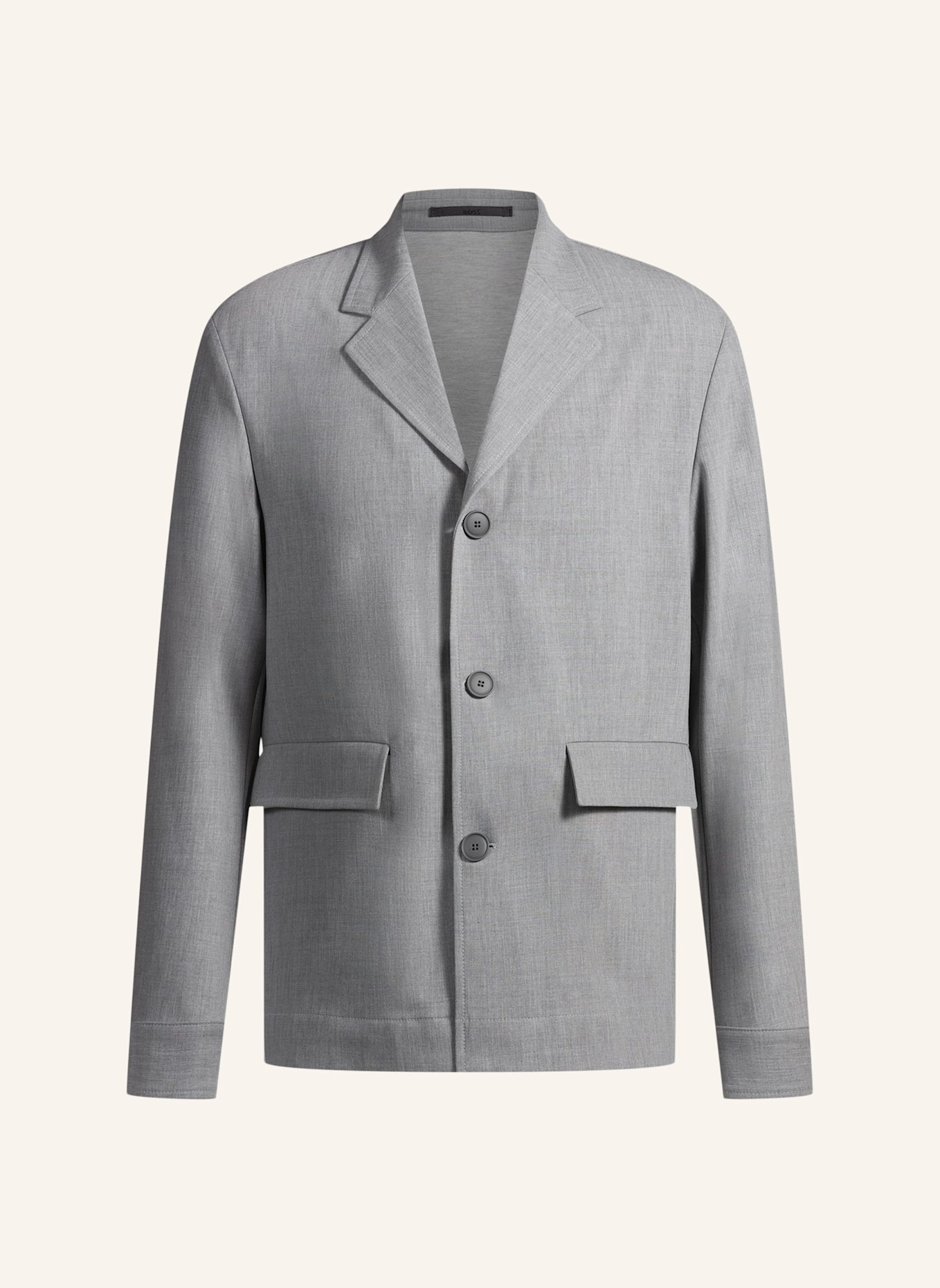 BOSS Blazer P-CARPER-FLAPS-251 Relaxed Fit: GRAU