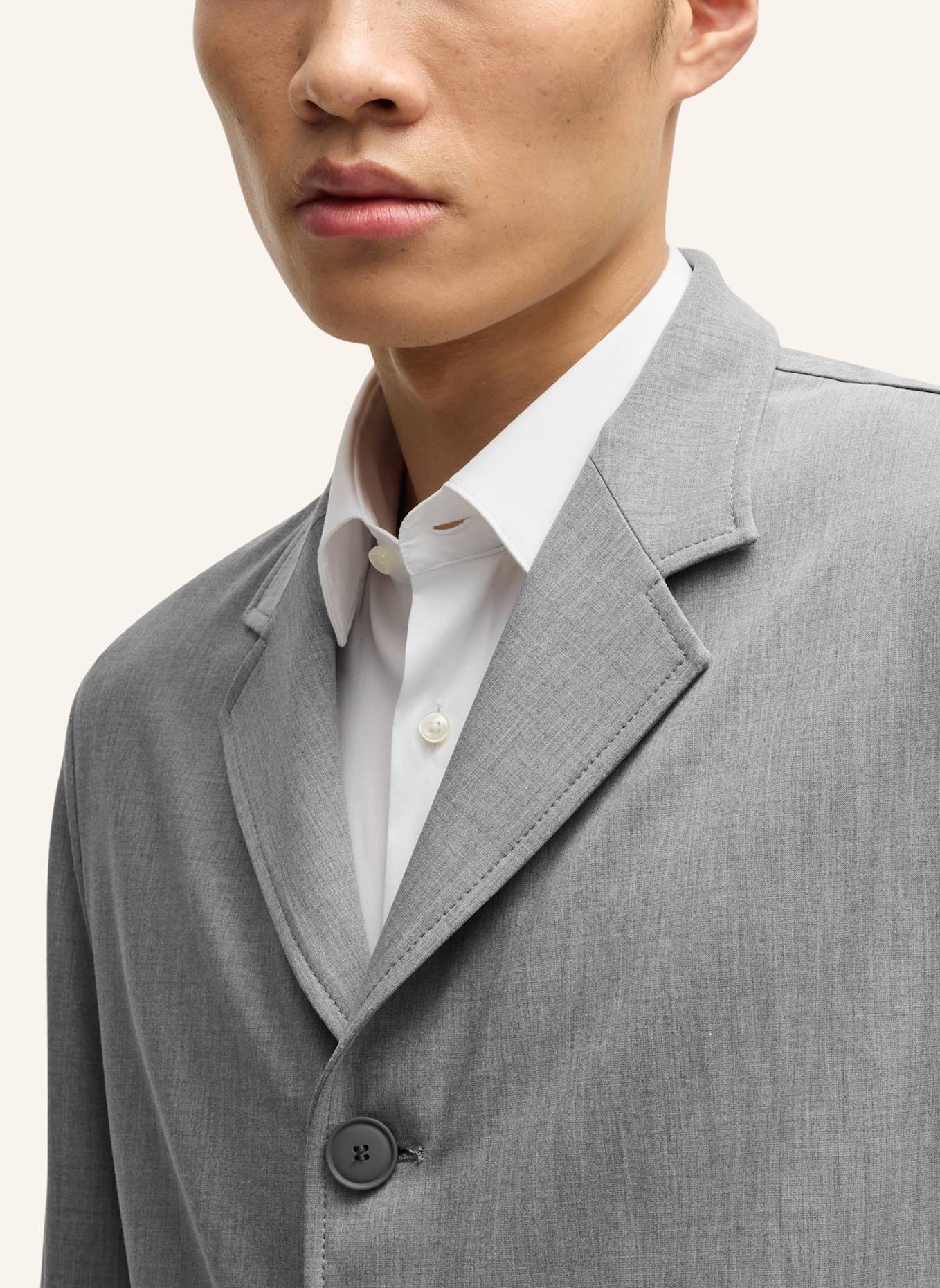BOSS Blazer P-CARPER-FLAPS-251 Relaxed Fit: GRAU