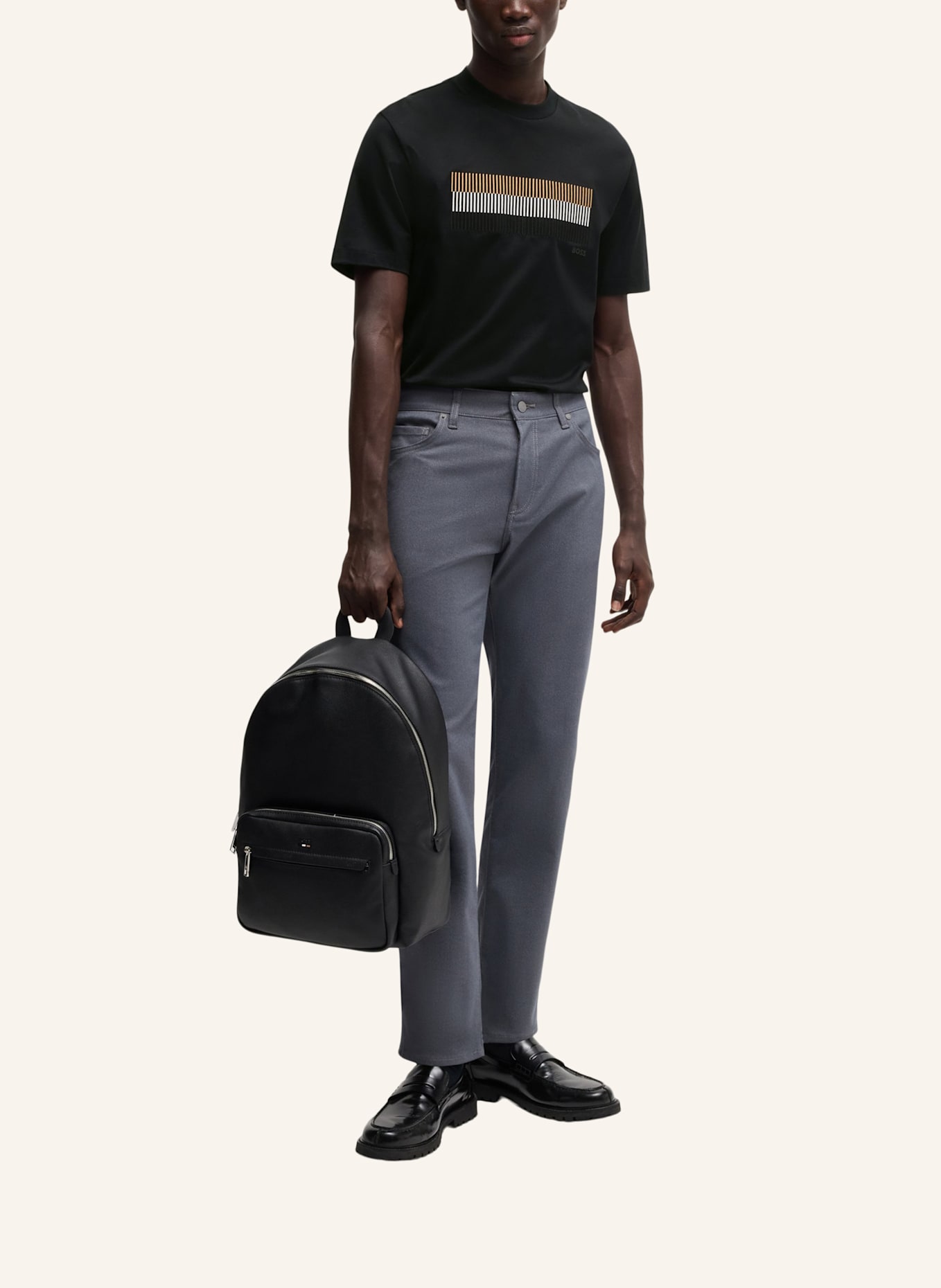 送料込★Hugo Boss★C Thompson 209 スウェットシャツ BOSS Mens C-Thompson 209 Mercerised-Cotton T-Shirt with