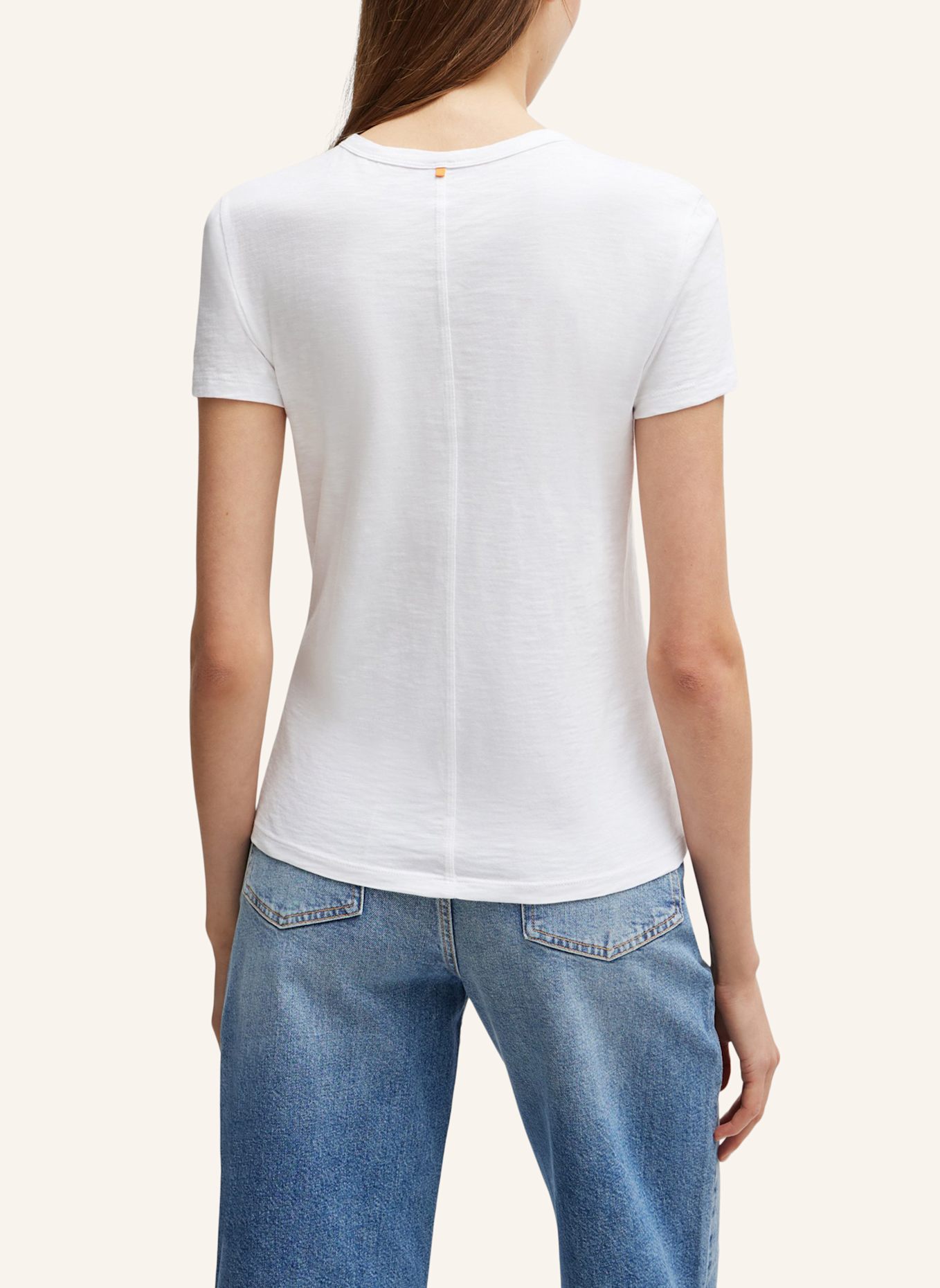 BOSS T-Shirt C_ESLA Regular Fit: WEISS