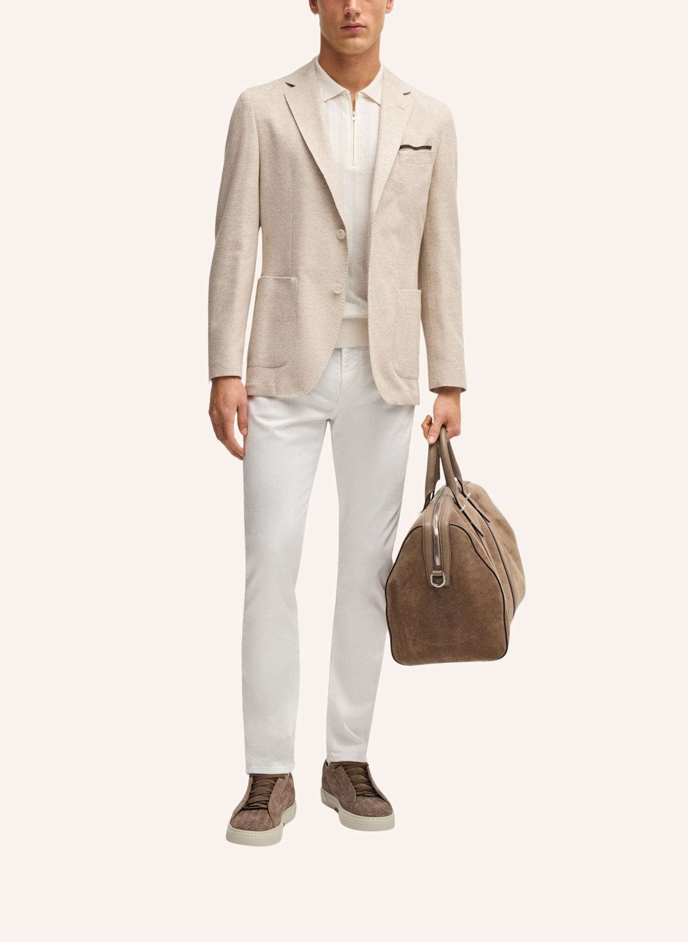 BOSS Jeans H-DELAWARE NFS Slim Fit: WEISS
