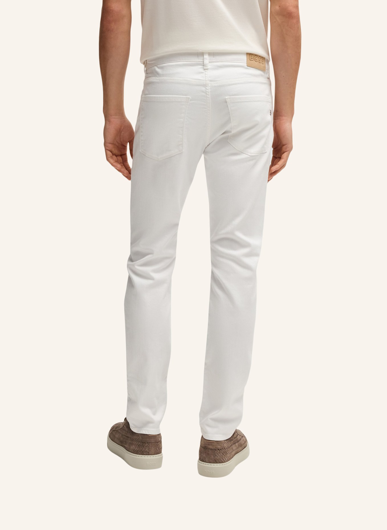 BOSS Jeans H-DELAWARE NFS Slim Fit: WEISS
