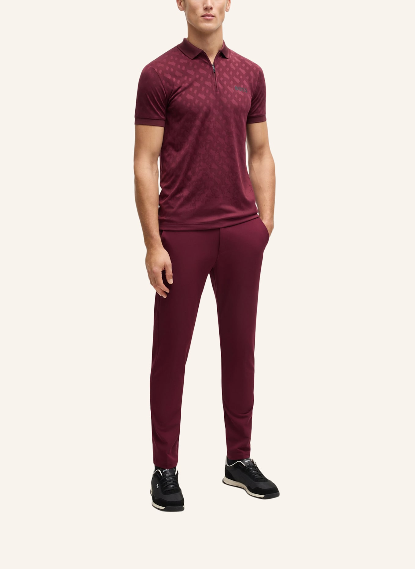 BOSS Chino COMMUTER Slim Fit: ROT