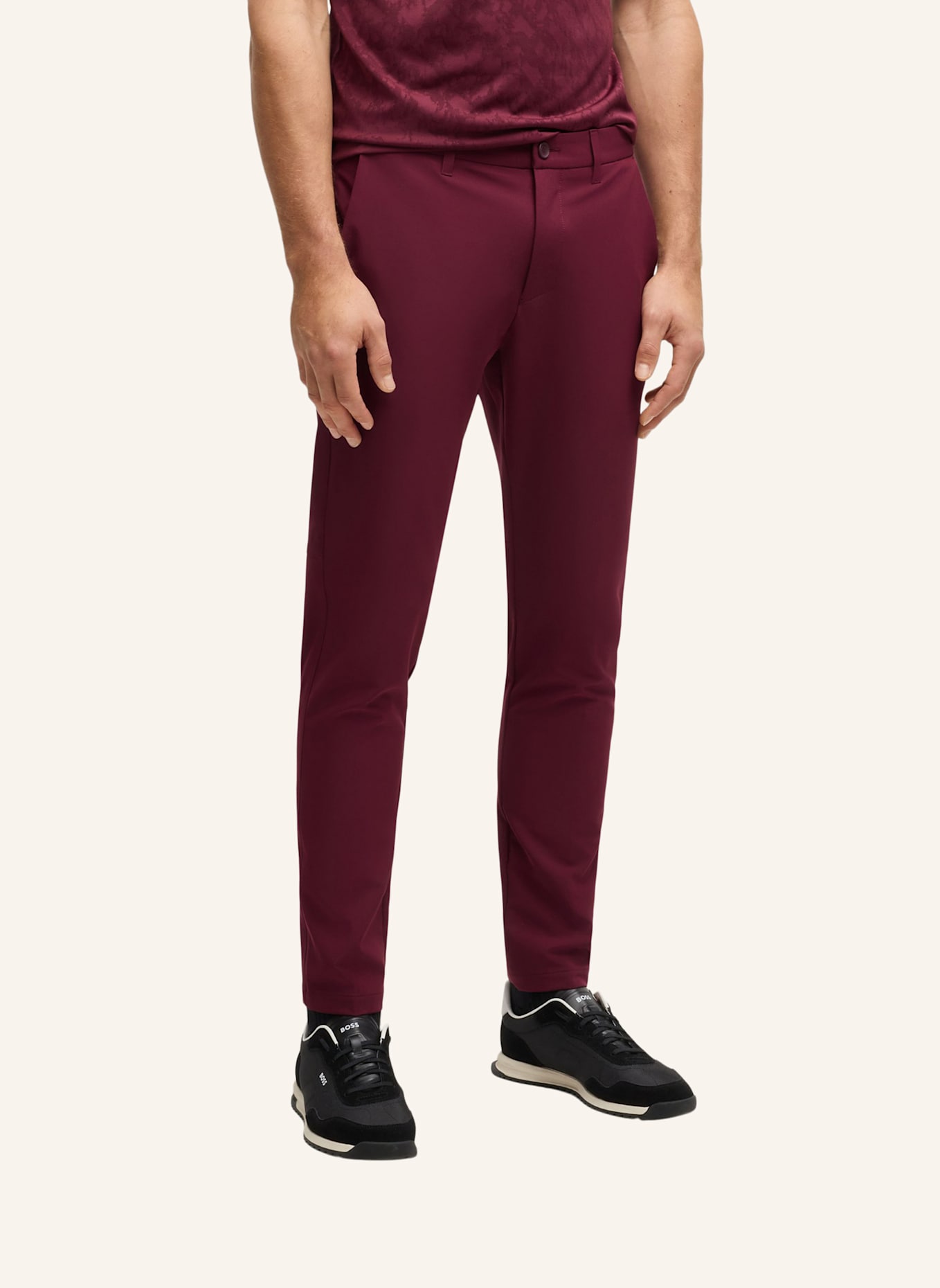 BOSS Chino COMMUTER Slim Fit: ROT