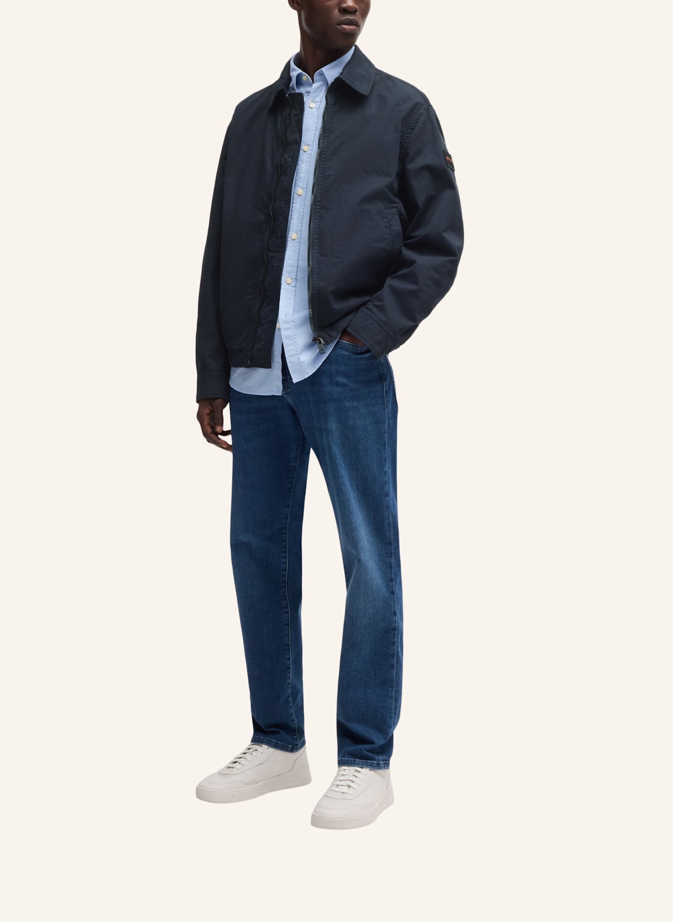 BOSS Blouson OCRUSH: DUNKELBLAU