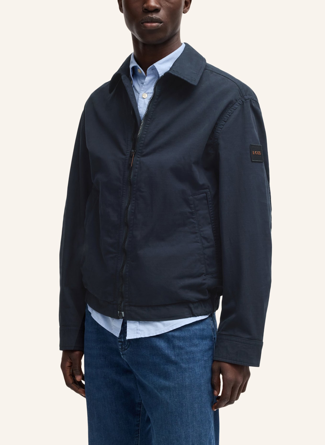 BOSS Blouson OCRUSH: DUNKELBLAU