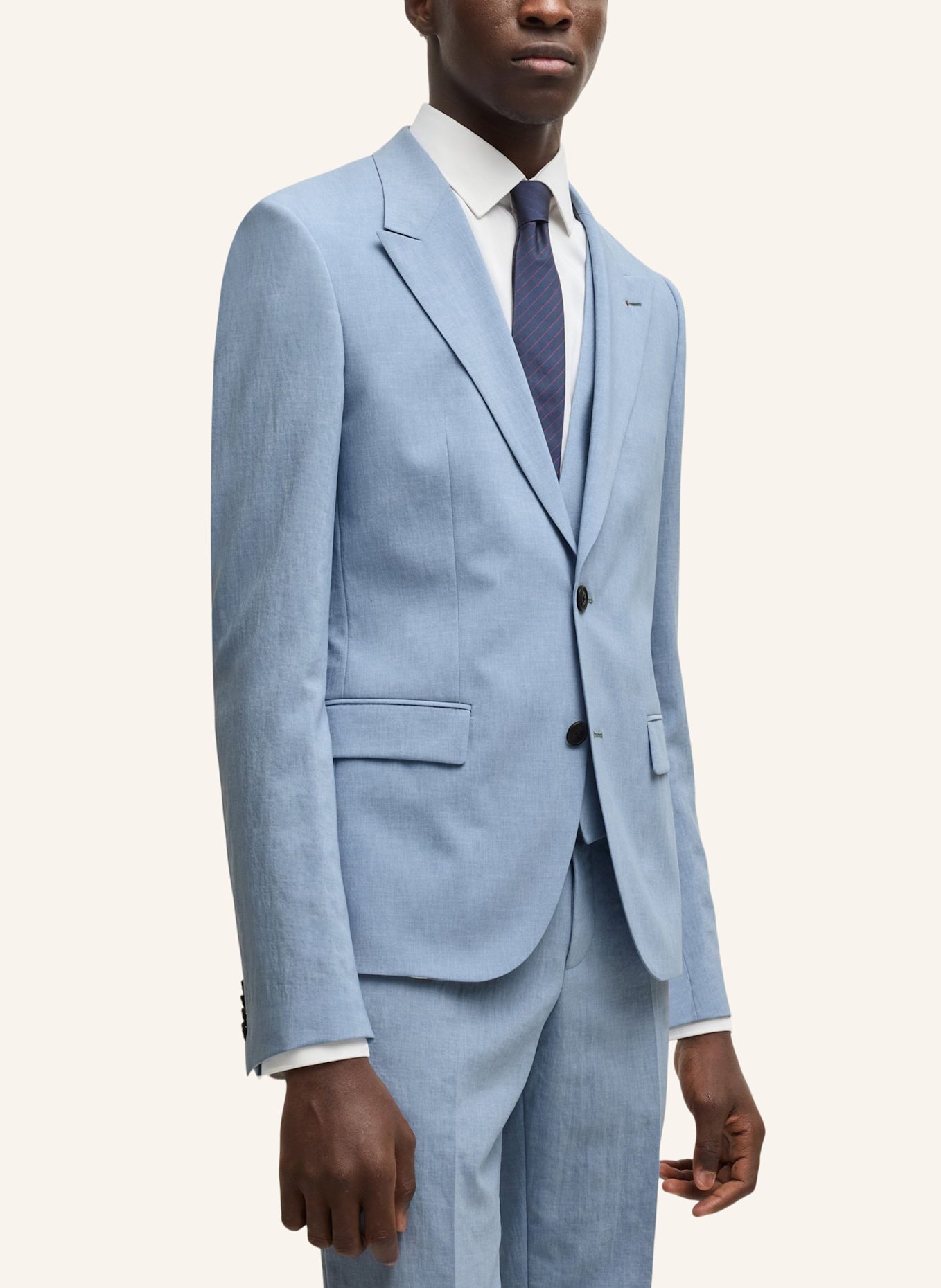 HUGO Business Anzug HENRY/GETLIN242V2X Slim Fit, Farbe: BLAU (Bild 8)