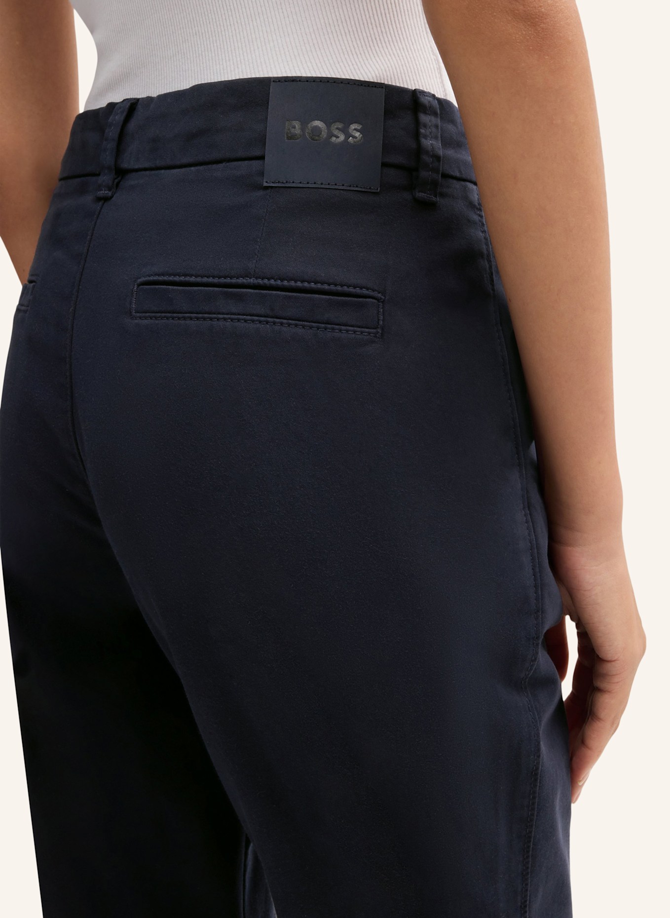 BOSS Business Hose C_TACHINI2-D Regular Fit: DUNKELBLAU