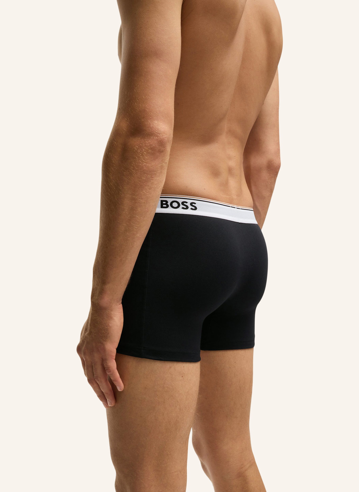 BOSS 3er-Pack Boxershorts POWER: SCHWARZ