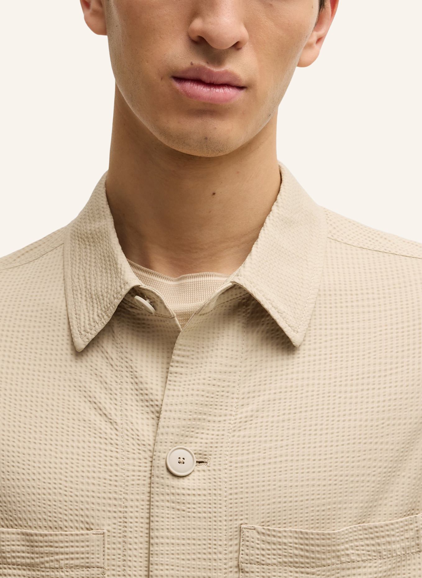 BOSS Blazer P-CARPER-J-2P-WG-252: BEIGE