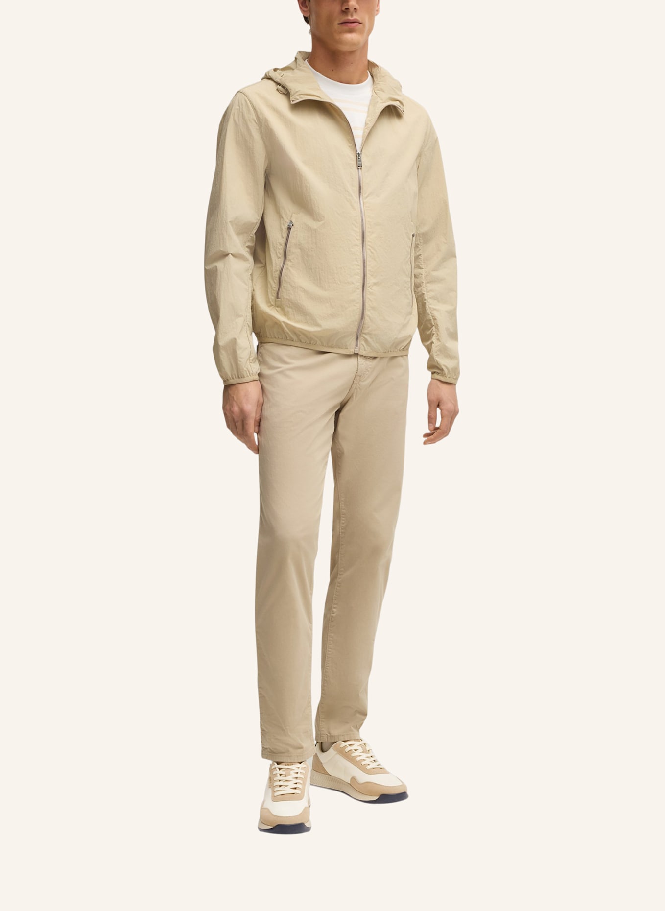 BOSS Sneaker TITANIUM_RUNN_SDNYSI: BEIGE