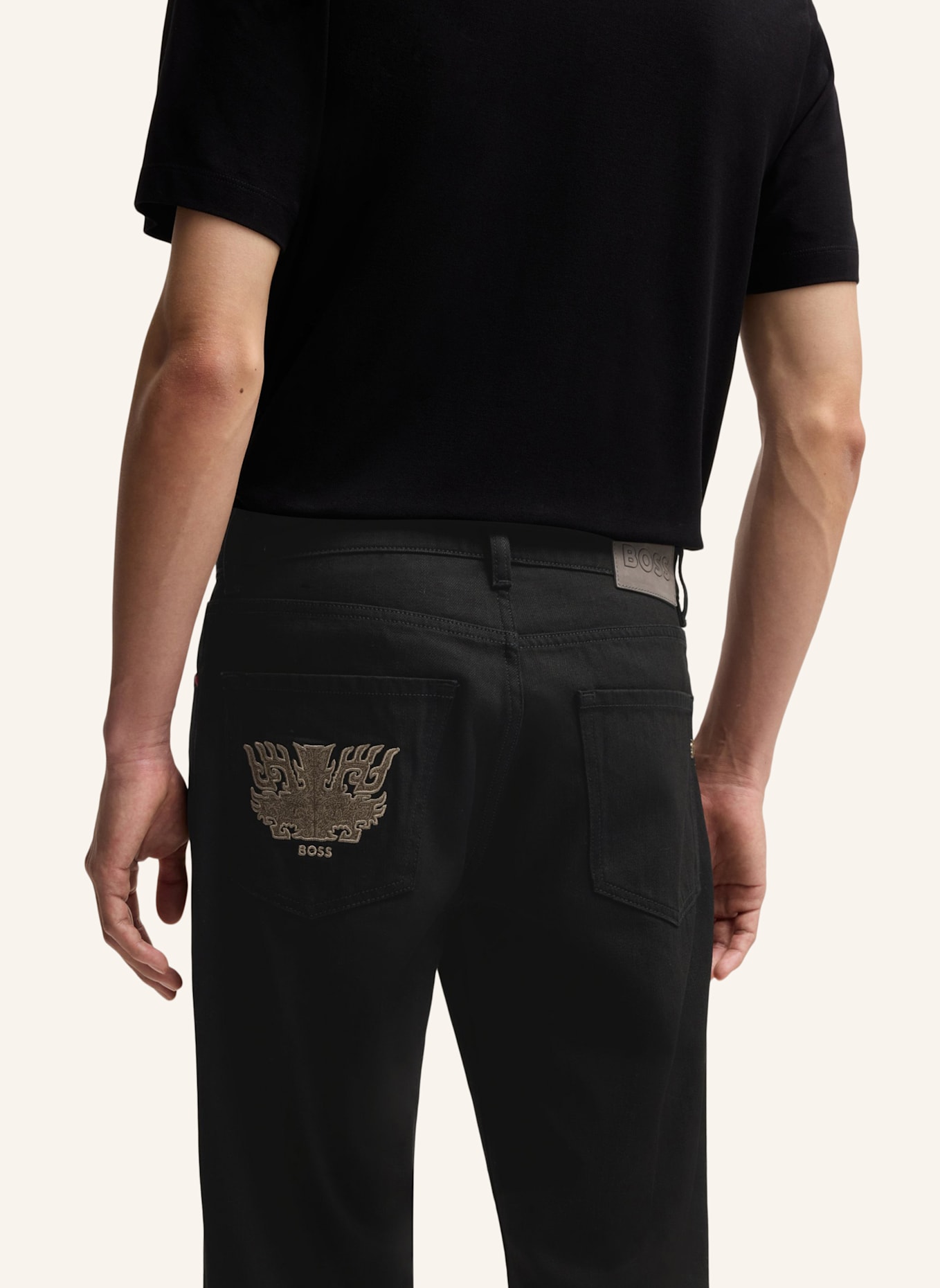 BOSS Jeans C-RE.MAINE Regular Fit: SCHWARZ