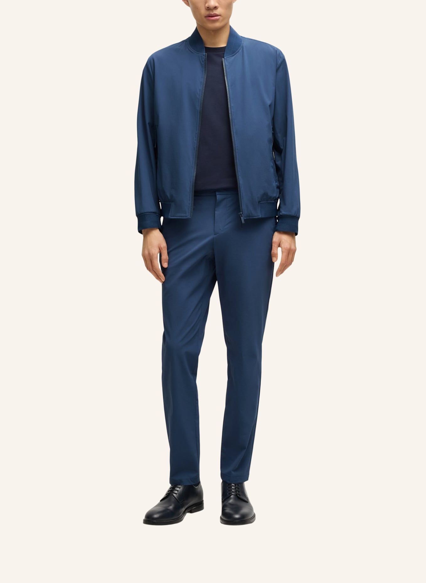 BOSS Business Hose P-GENIUS-WG-PK-251F Slim Fit: BLAU
