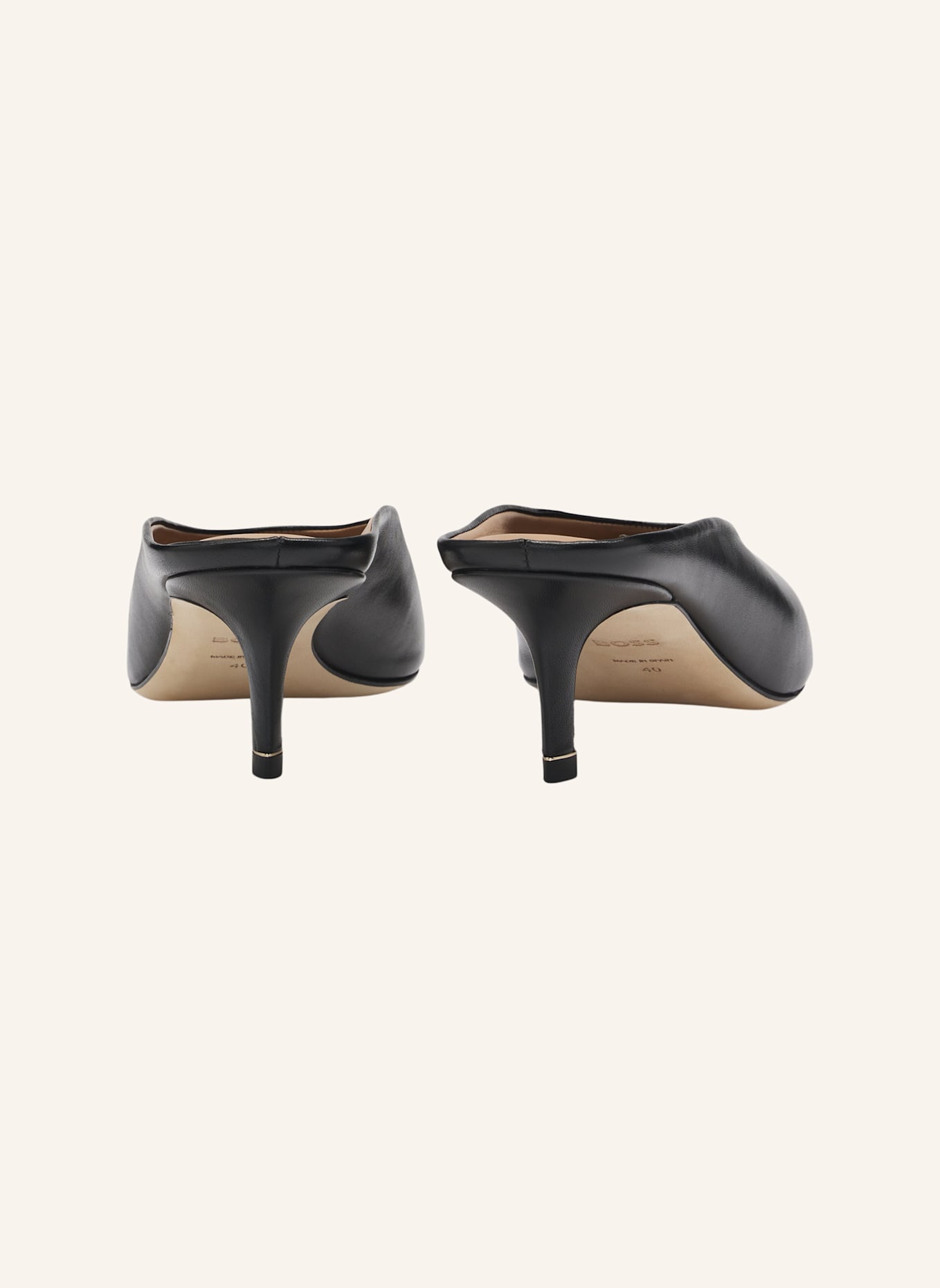 BOSS Sandale CHARLIZE_MULE50_NA: SCHWARZ