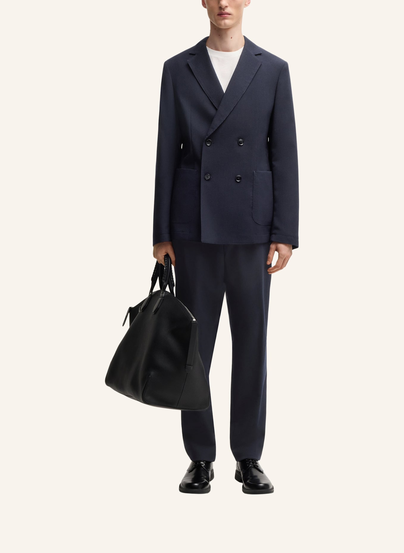 BOSS Business Anzug C-HANRY-2PCS-DB-251 Slim Fit: DUNKELBLAU