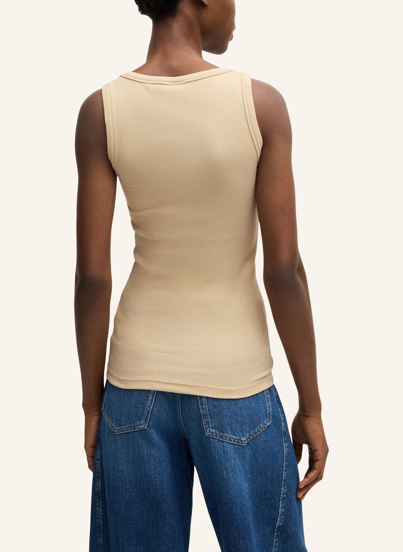 BOSS Casual Top C_EMATITE Slim Fit: BEIGE