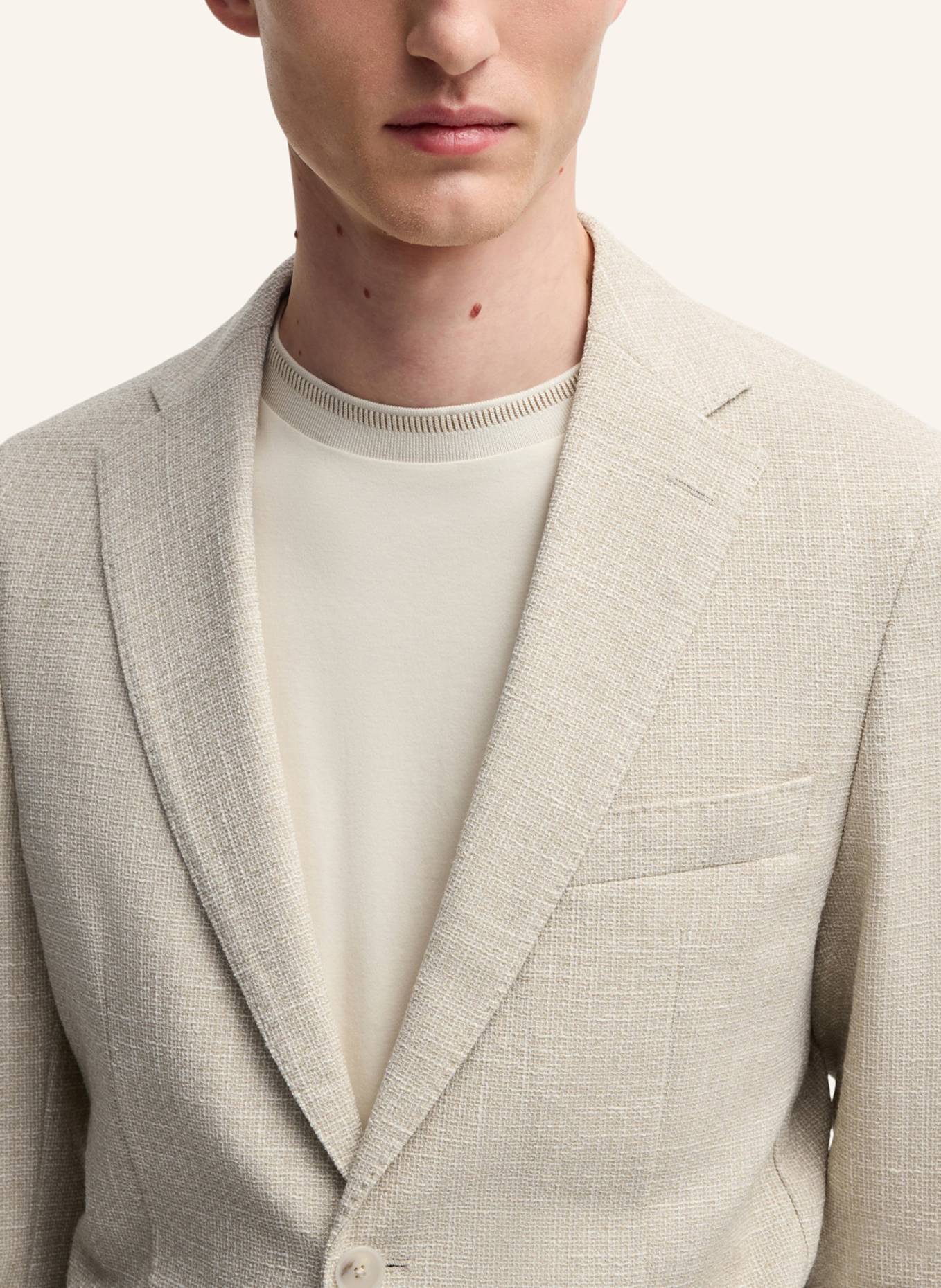 BOSS Blazer C-HANRY-252 Regular Fit: BEIGE