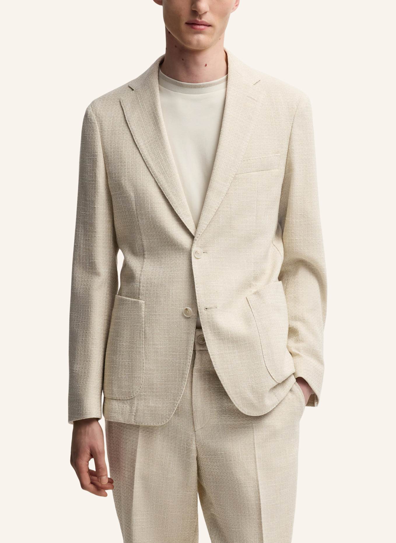 BOSS Blazer C-HANRY-252 Regular Fit: BEIGE