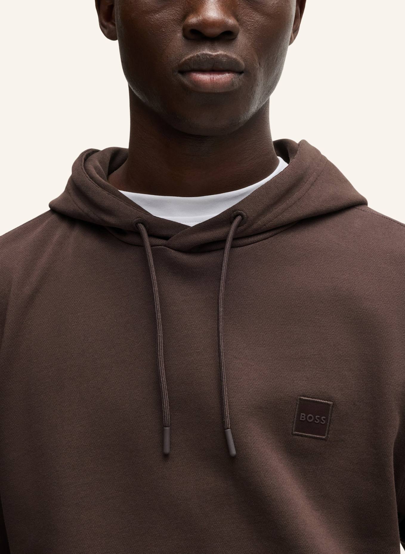 BOSS Hoodie WETALK: HELLBRAUN