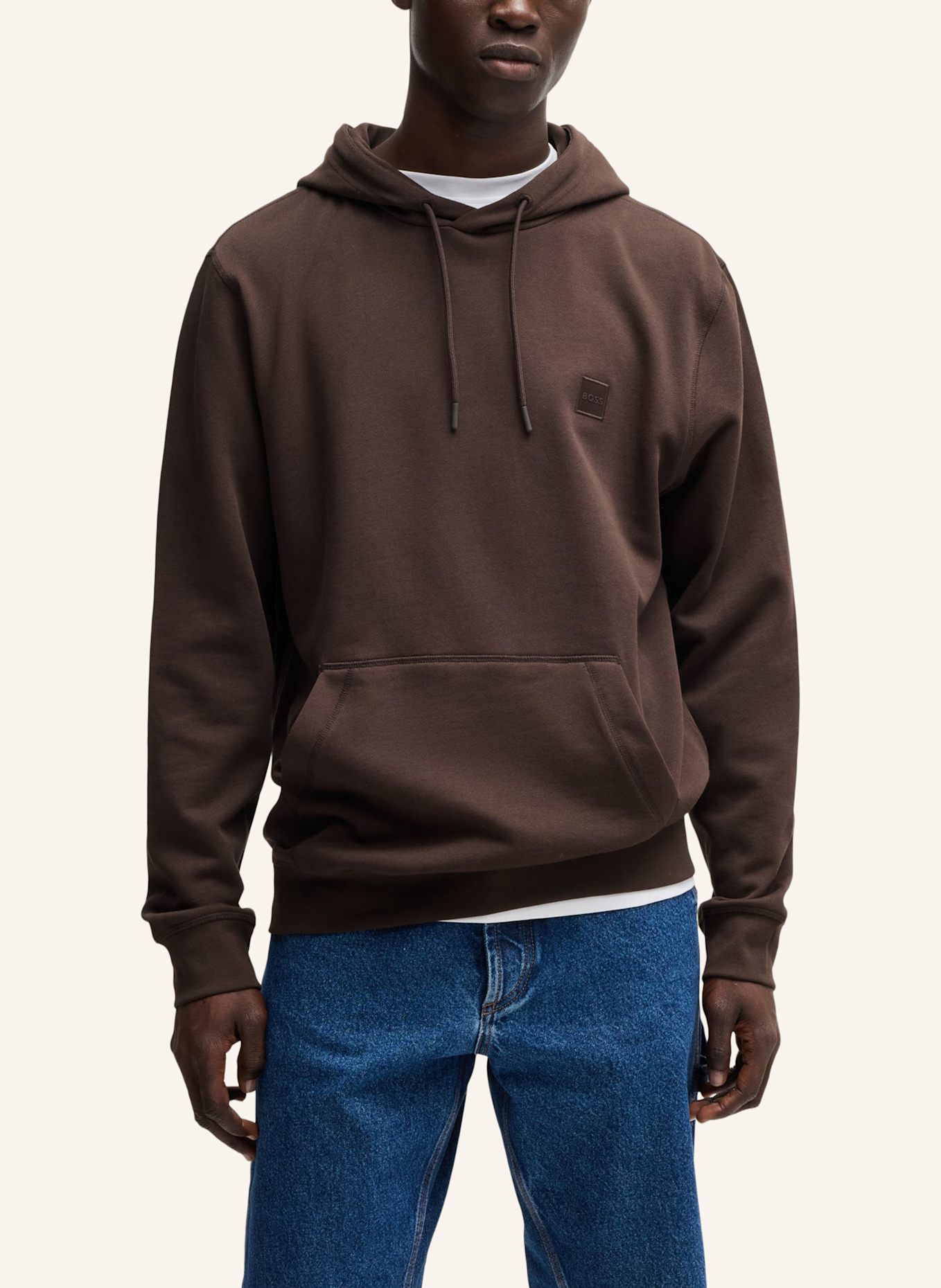 BOSS Hoodie WETALK: HELLBRAUN
