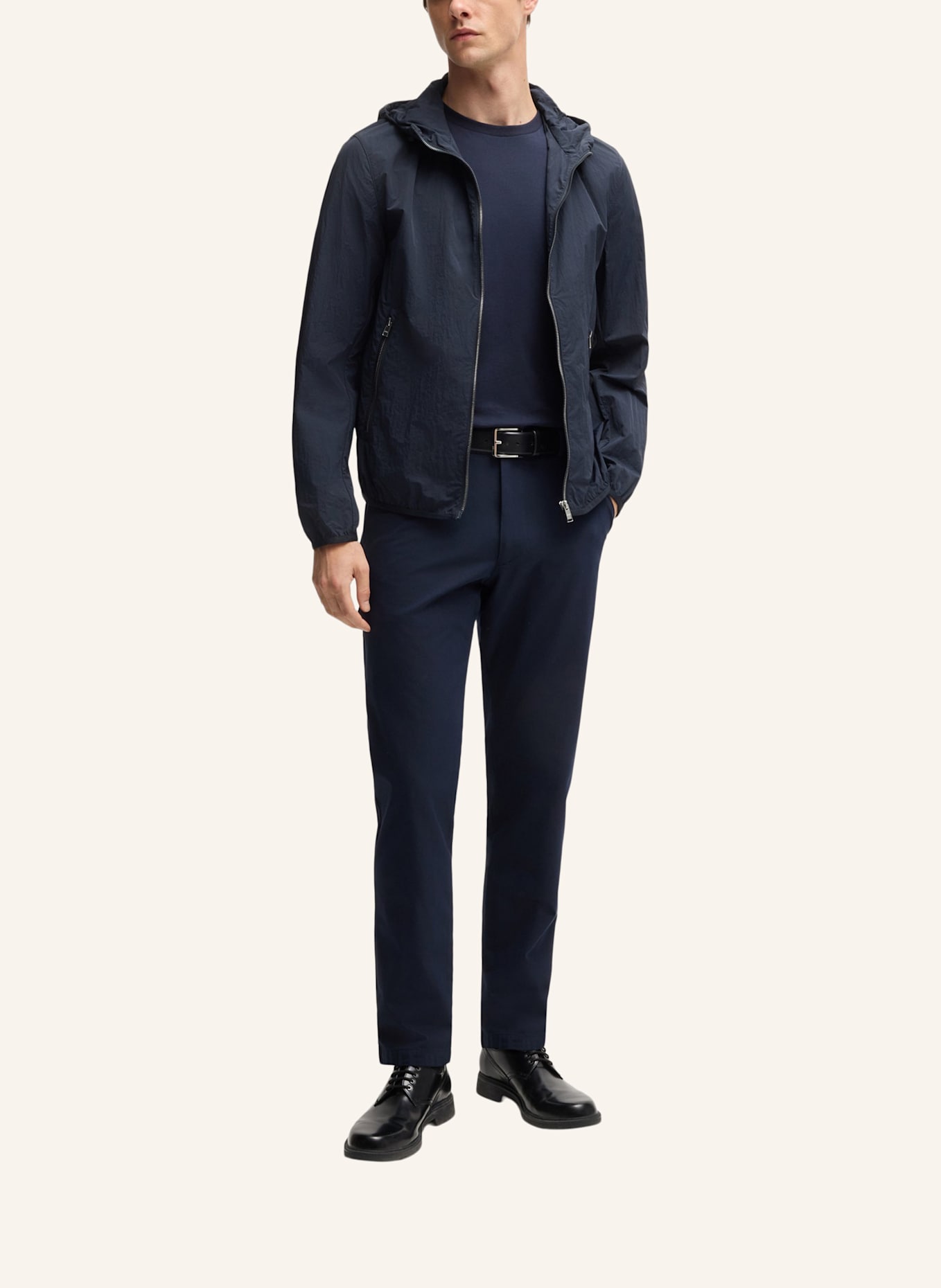 BOSS Casual Jacke C-CINDER Regular Fit: DUNKELBLAU