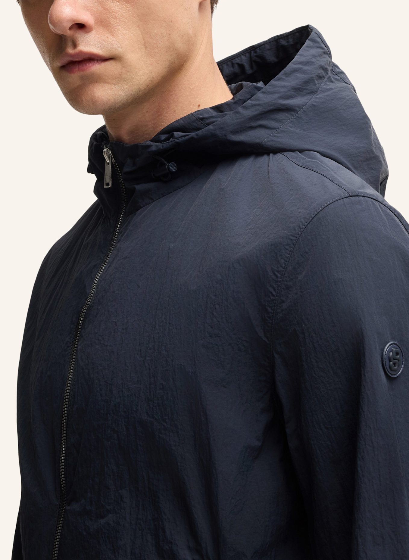 BOSS Casual Jacke C-CINDER Regular Fit: DUNKELBLAU