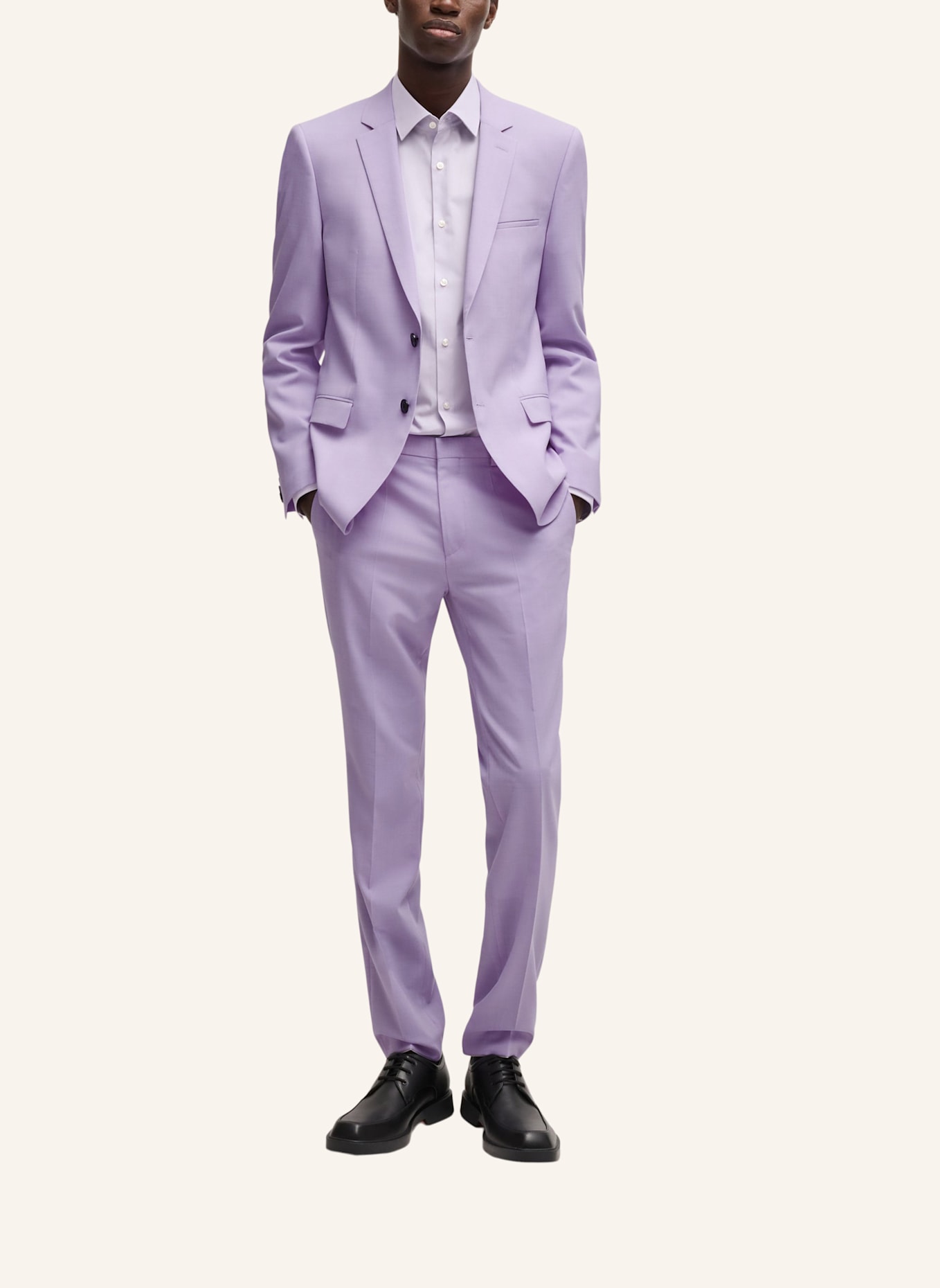 HUGO Business Anzug ARTI/HESTEN232X Extra-Slim Fit, Farbe: LILA (Bild 9)