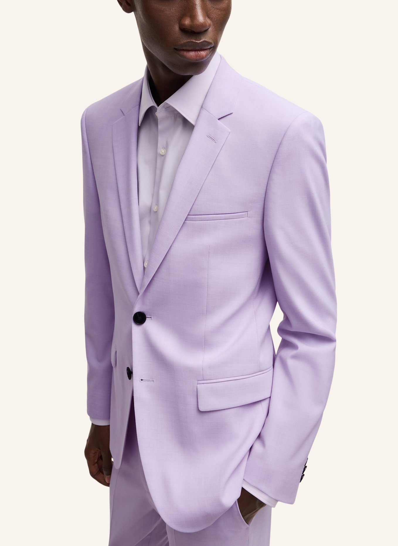 HUGO Business Anzug ARTI/HESTEN232X Extra-Slim Fit, Farbe: LILA (Bild 5)