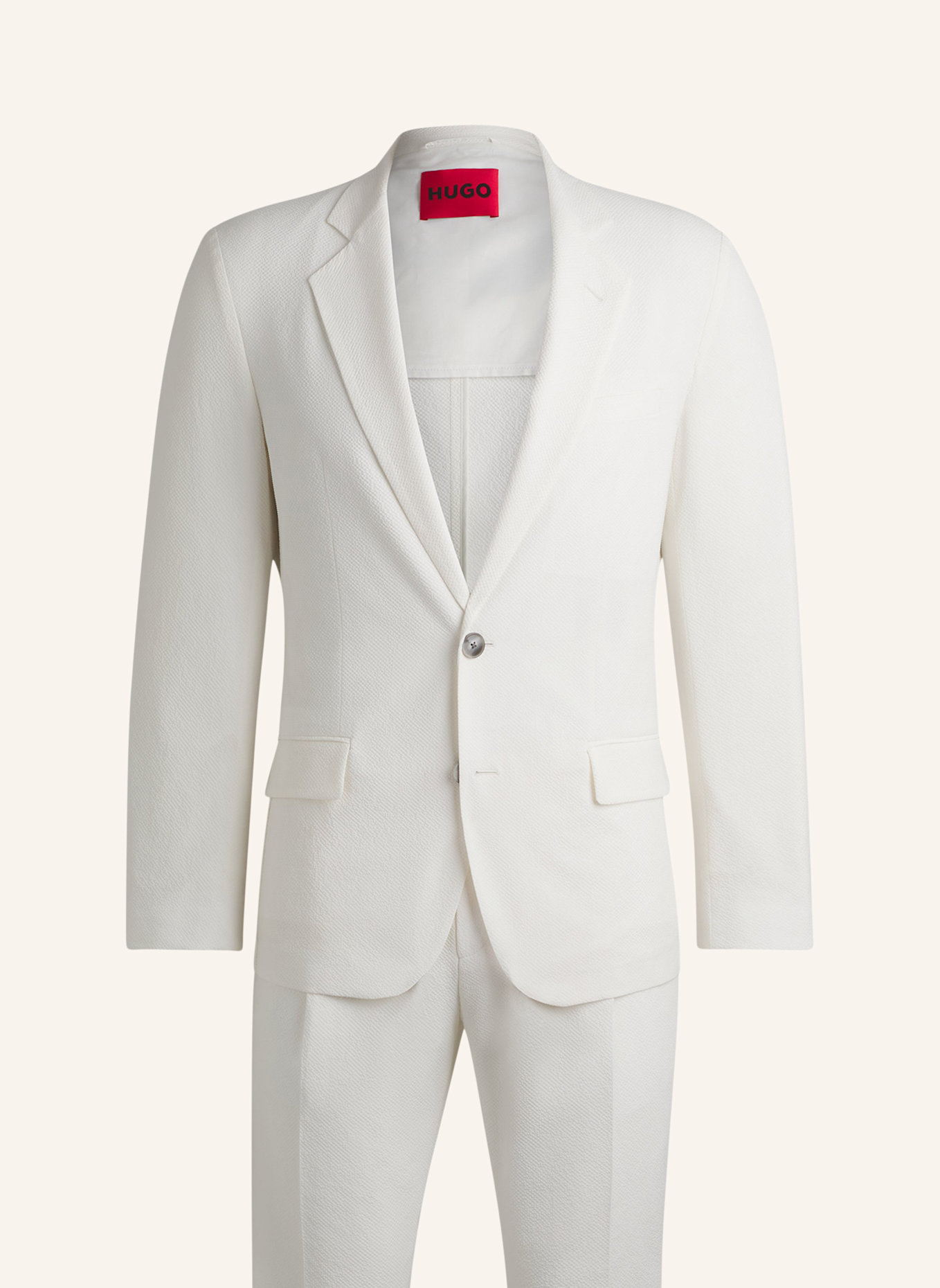 HUGO Business Anzug HANFRED-GENRICH252F2 Slim Fit, Farbe: WEISS (Bild 1)