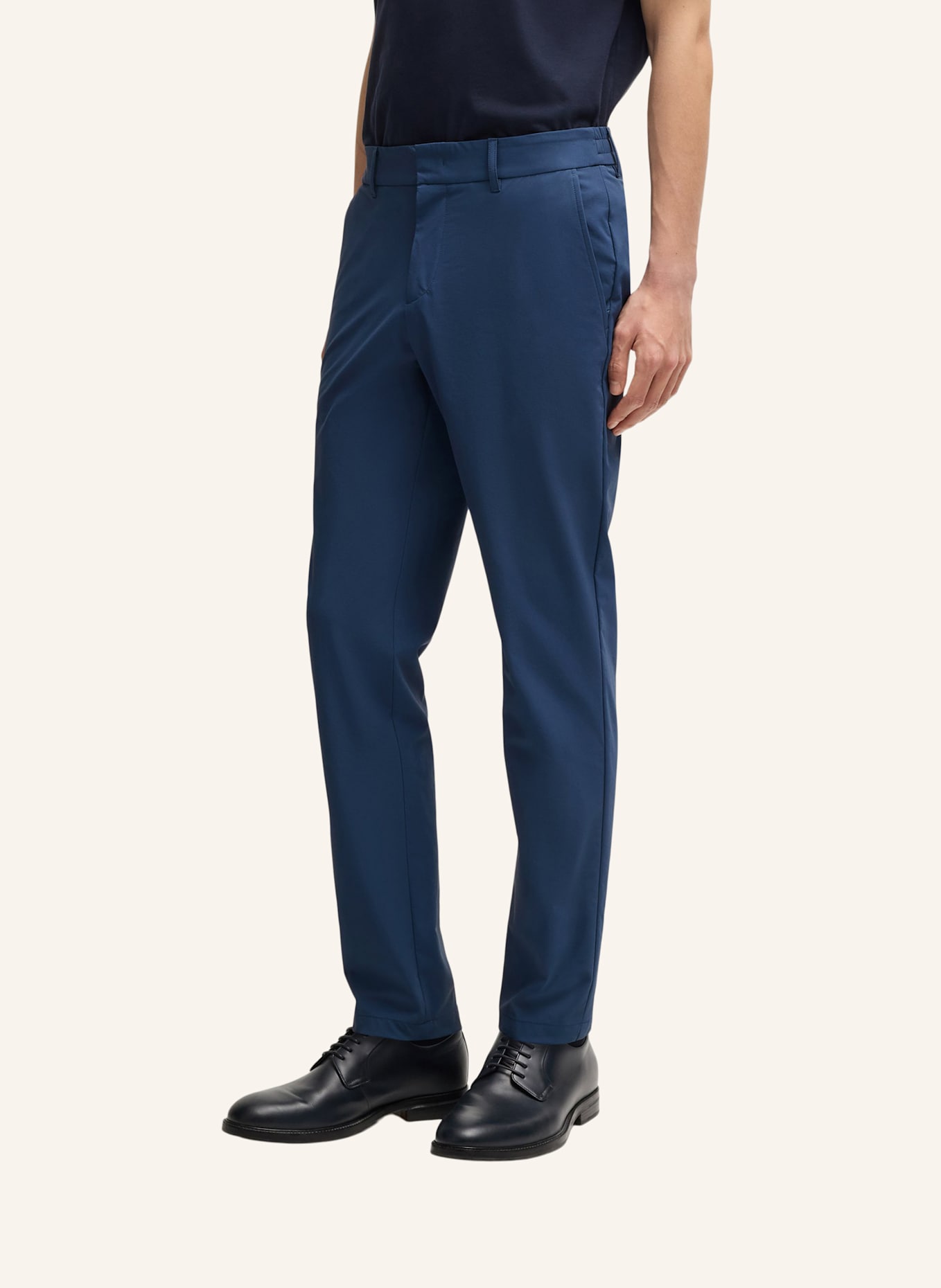 BOSS Business Hose P-GENIUS-WG-PK-251F Slim Fit: BLAU