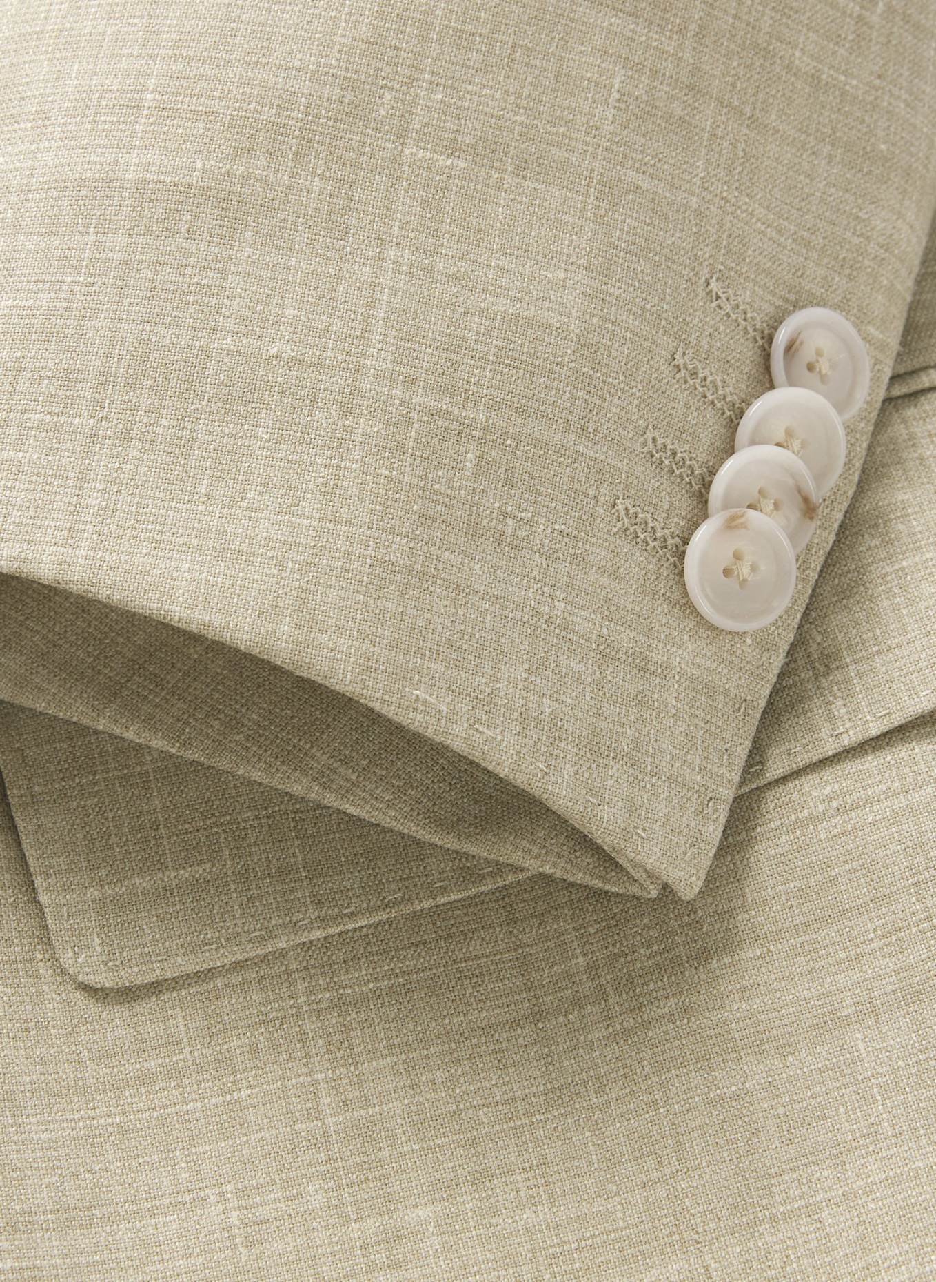 BOSS Business Anzug H-HUGE-2PCS-PEAK-242 Slim Fit: KHAKI