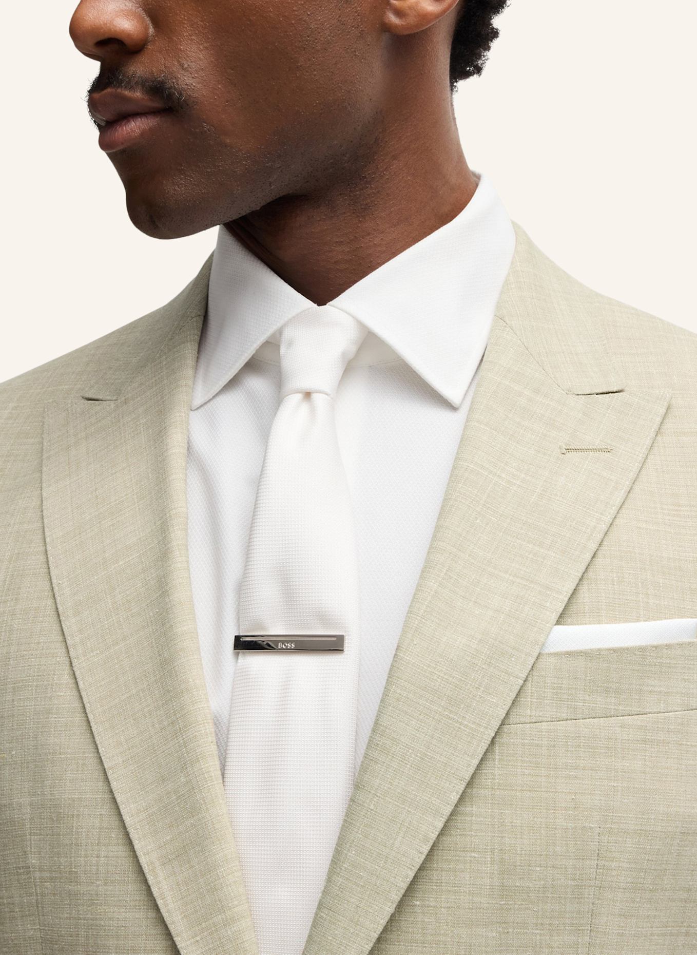 BOSS Business Anzug H-HUGE-2PCS-PEAK-242 Slim Fit: KHAKI