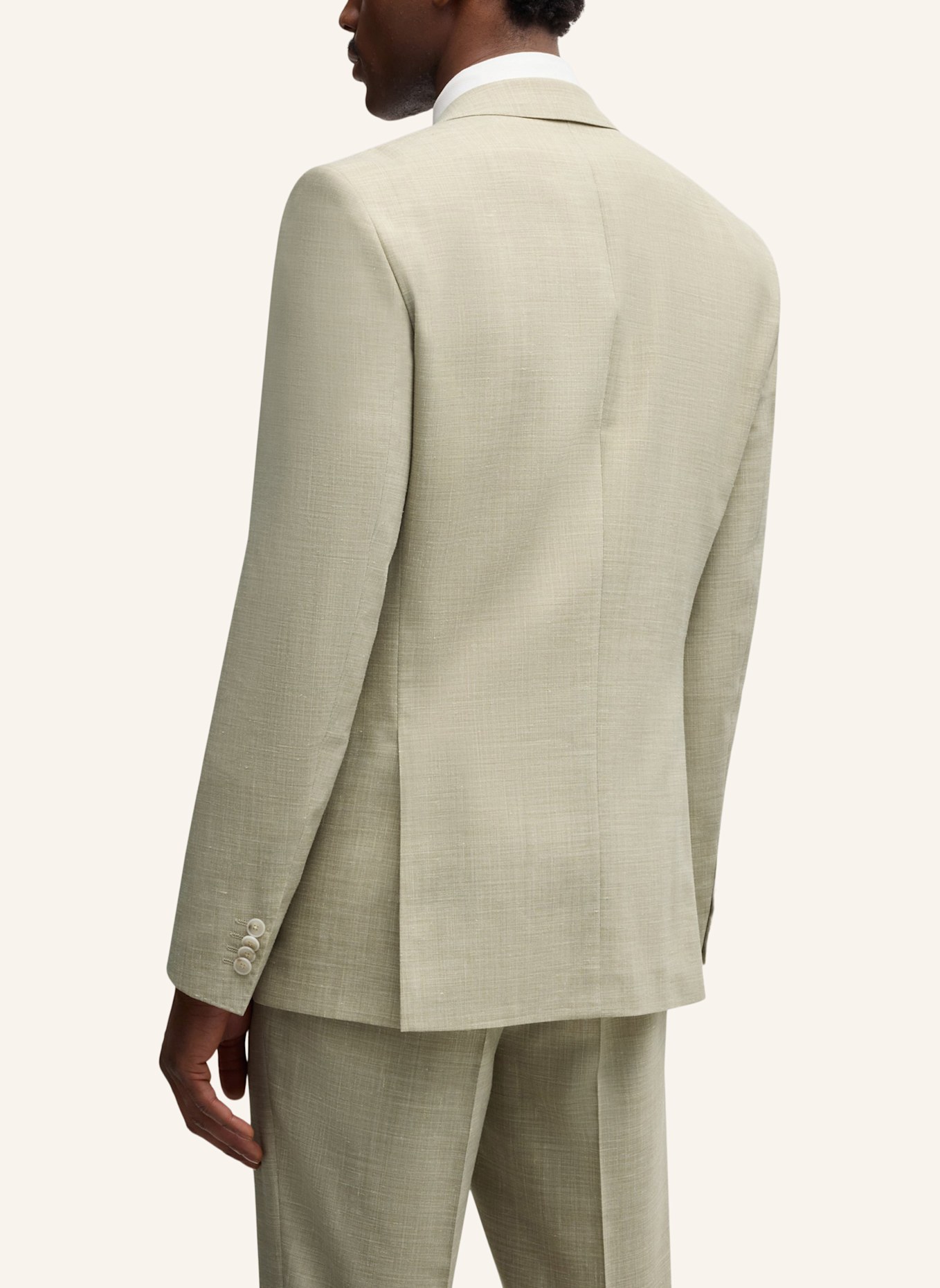 BOSS Business Anzug H-HUGE-2PCS-PEAK-242 Slim Fit: KHAKI