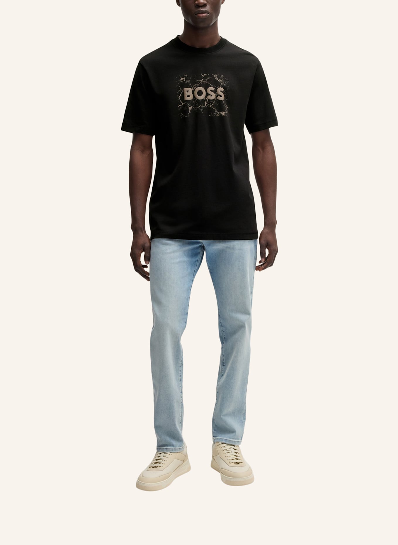 BOSS T-Shirt LOGOSPACE: SCHWARZ