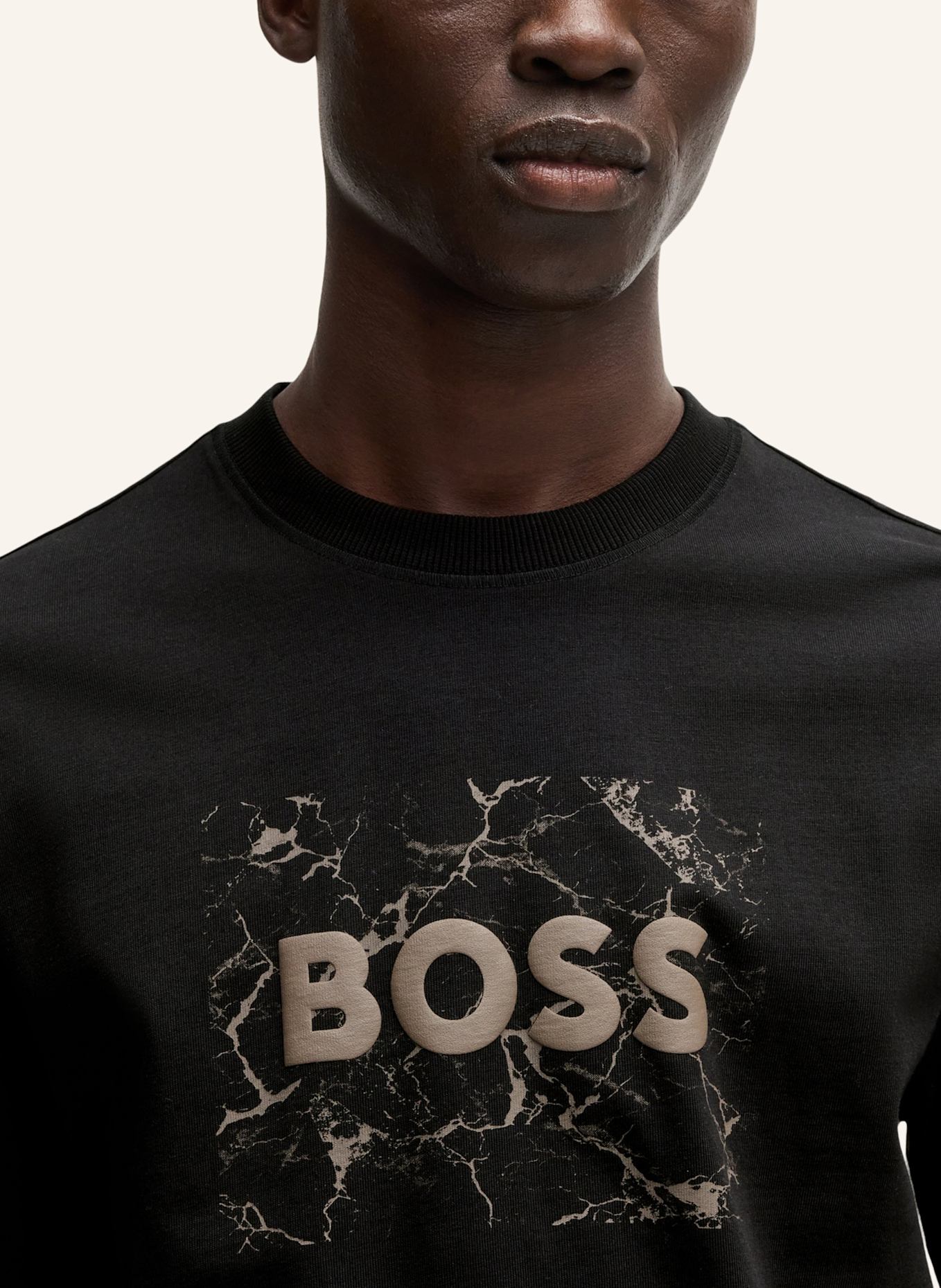 BOSS T-Shirt LOGOSPACE: SCHWARZ