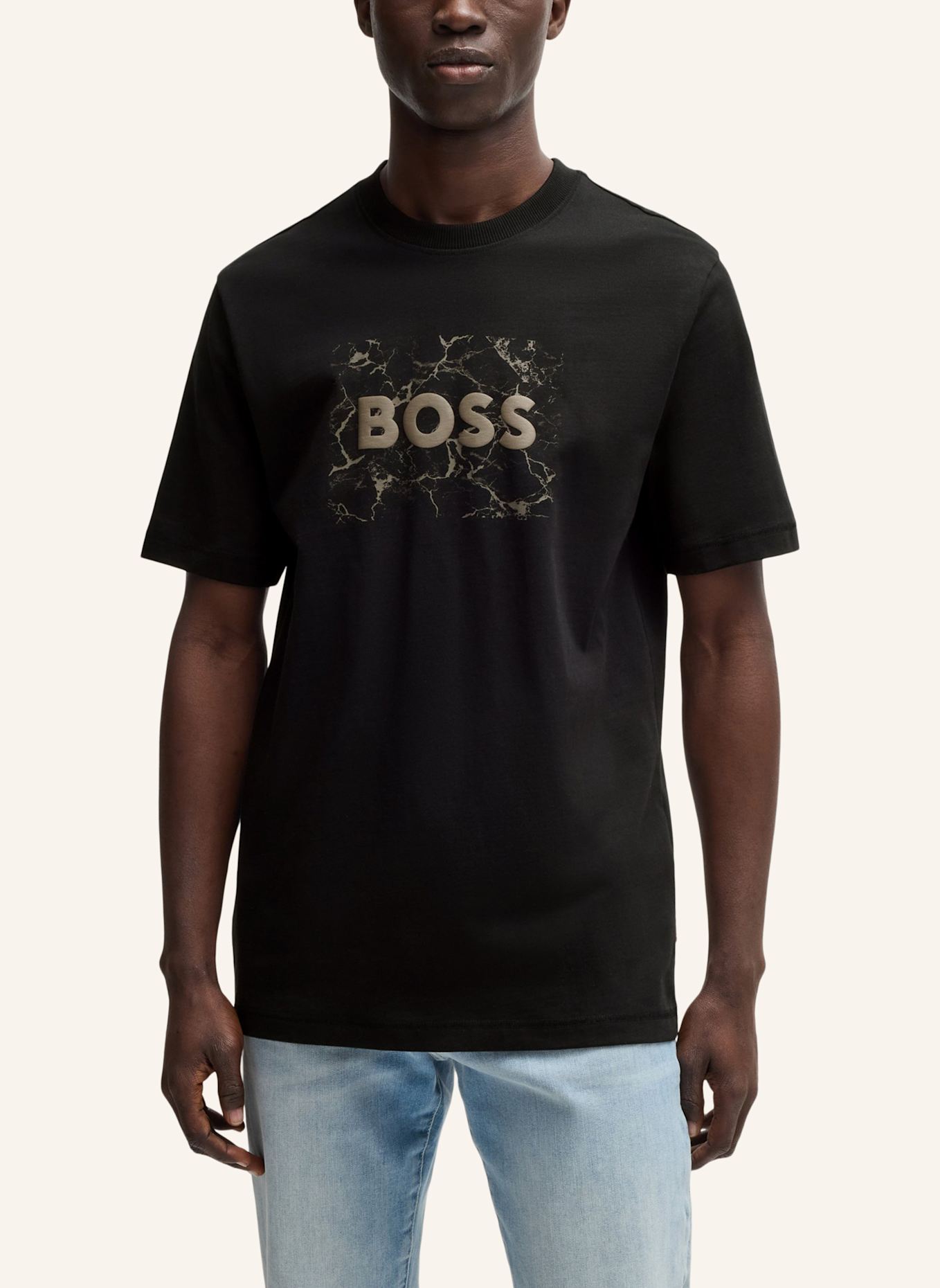 BOSS T-Shirt LOGOSPACE: SCHWARZ