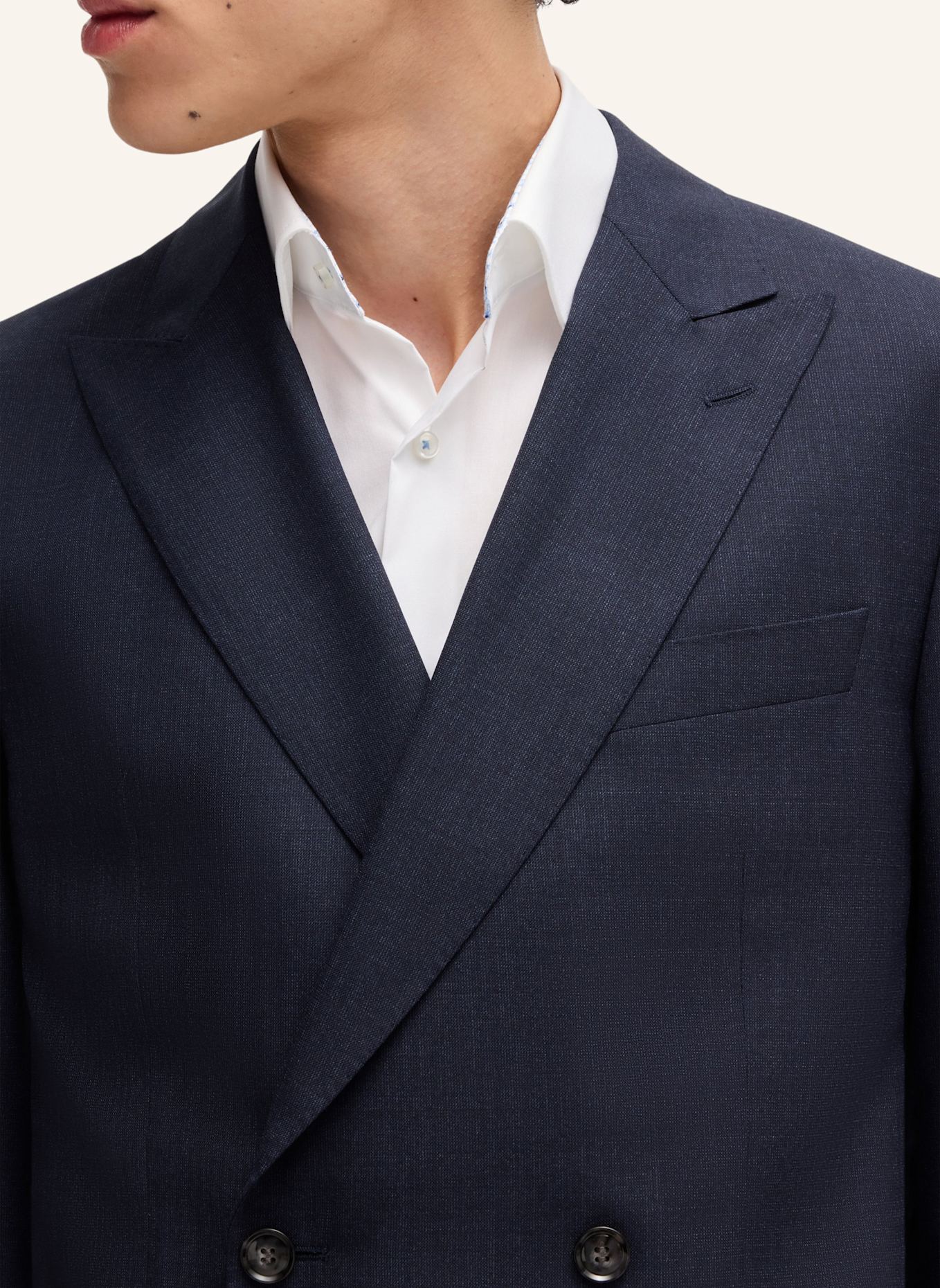 BOSS Business Anzug C-HUGE-2PCS-DB-252 Relaxed Fit: DUNKELBLAU