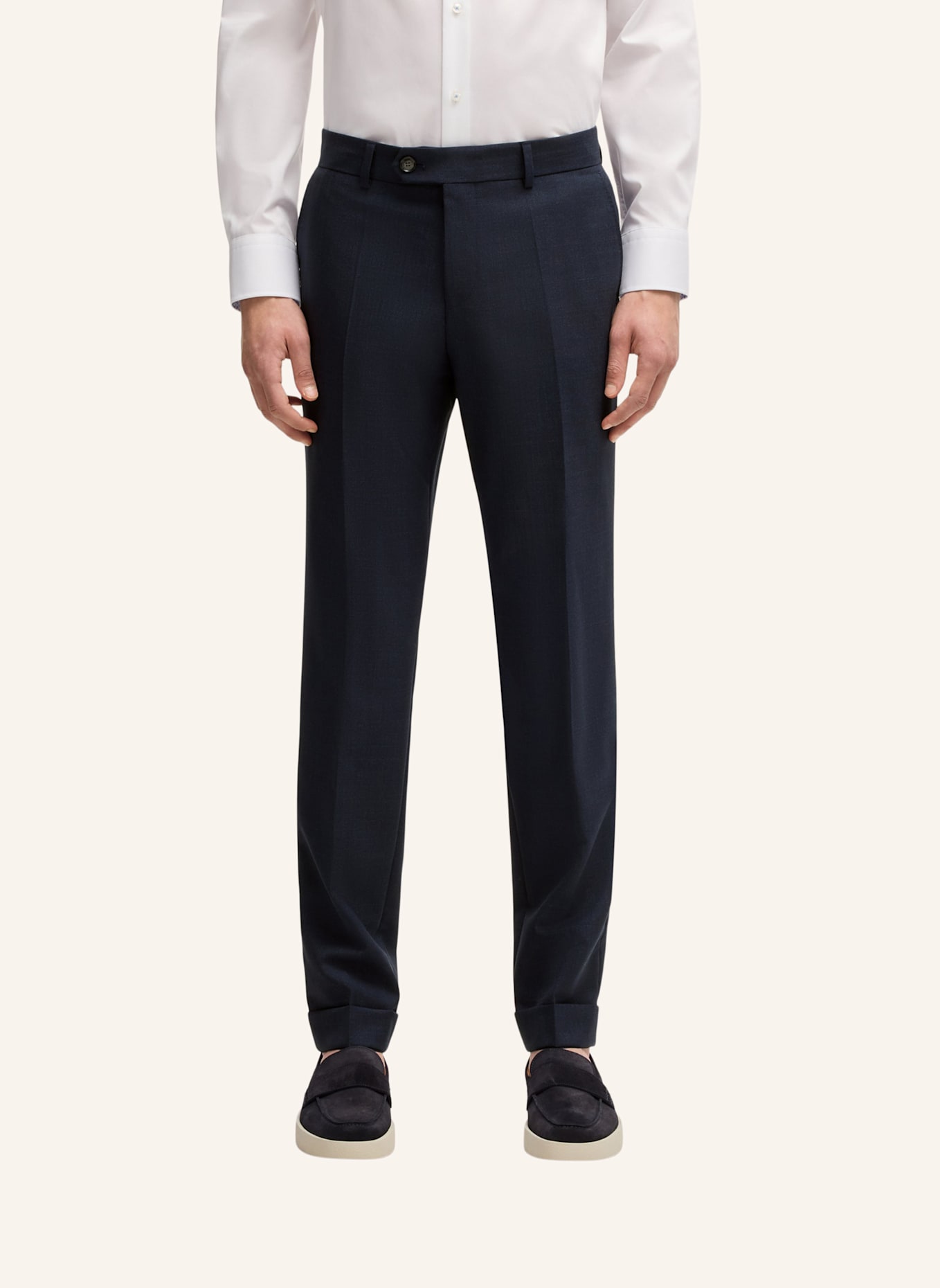 BOSS Business Anzug C-HUGE-2PCS-DB-252 Relaxed Fit: DUNKELBLAU
