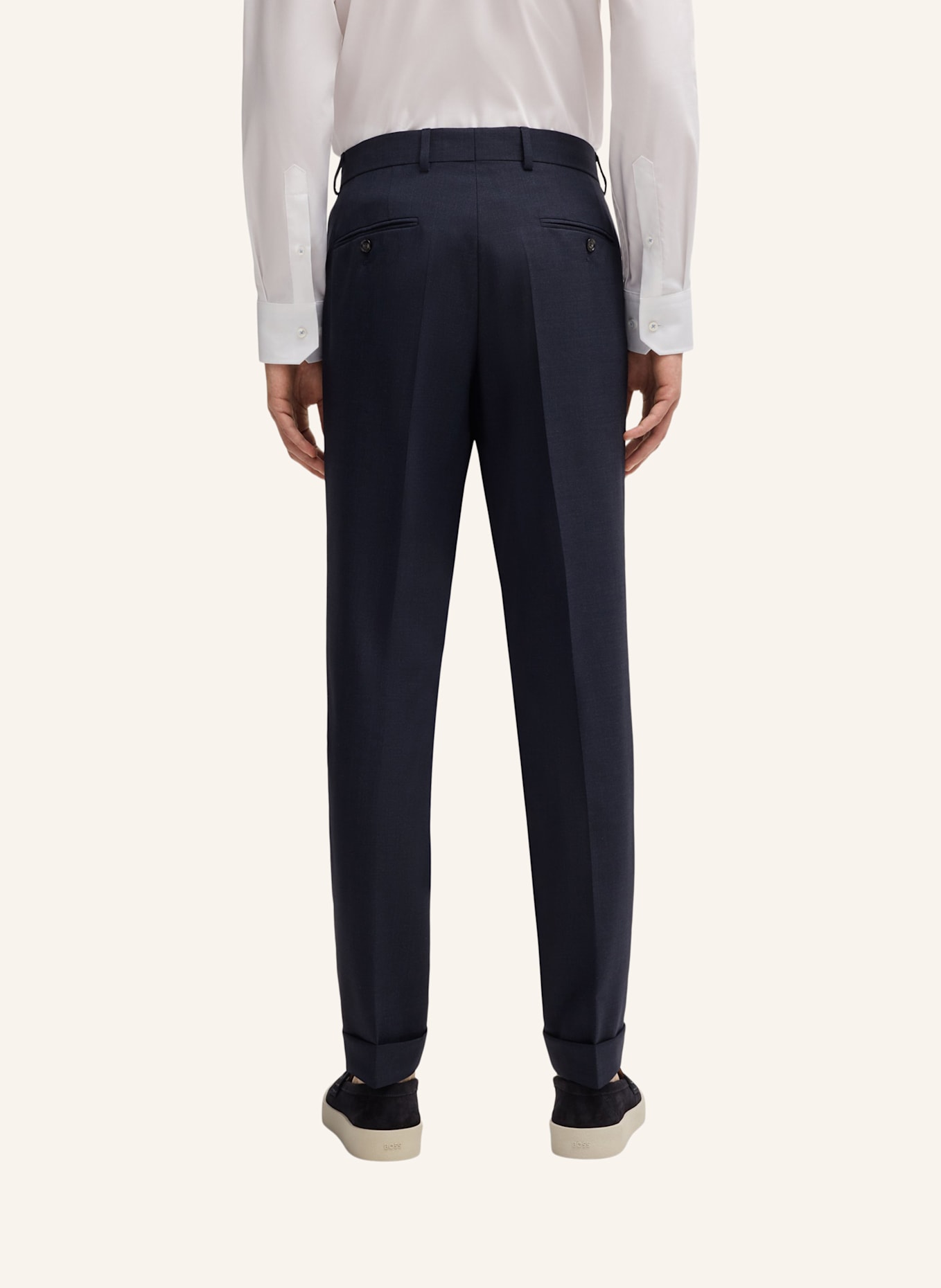 BOSS Business Anzug C-HUGE-2PCS-DB-252 Relaxed Fit: DUNKELBLAU