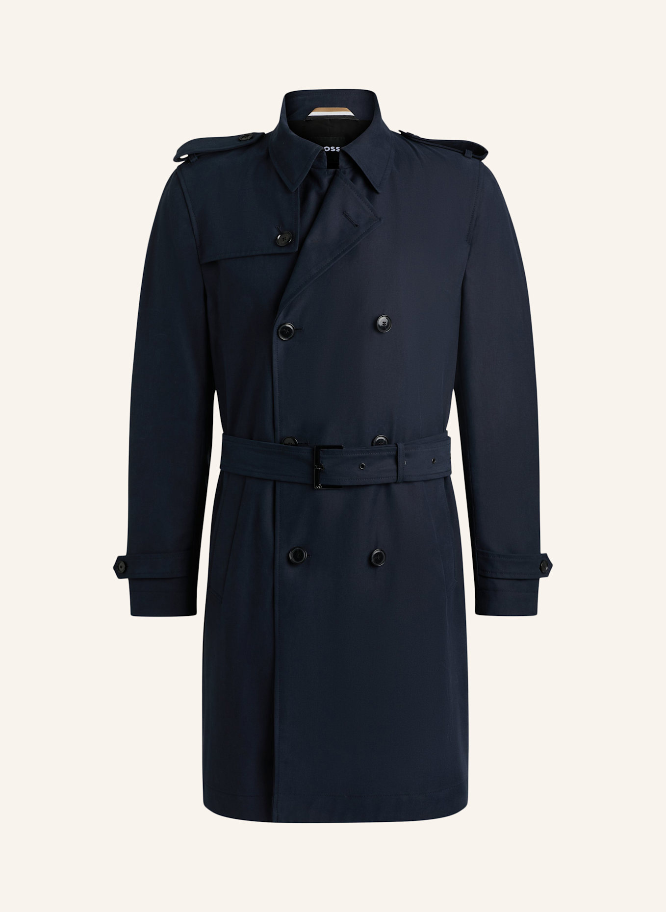 BOSS Trenchcoat H-HYDE-TRENCH-241 Slim Fit: DUNKELBLAU