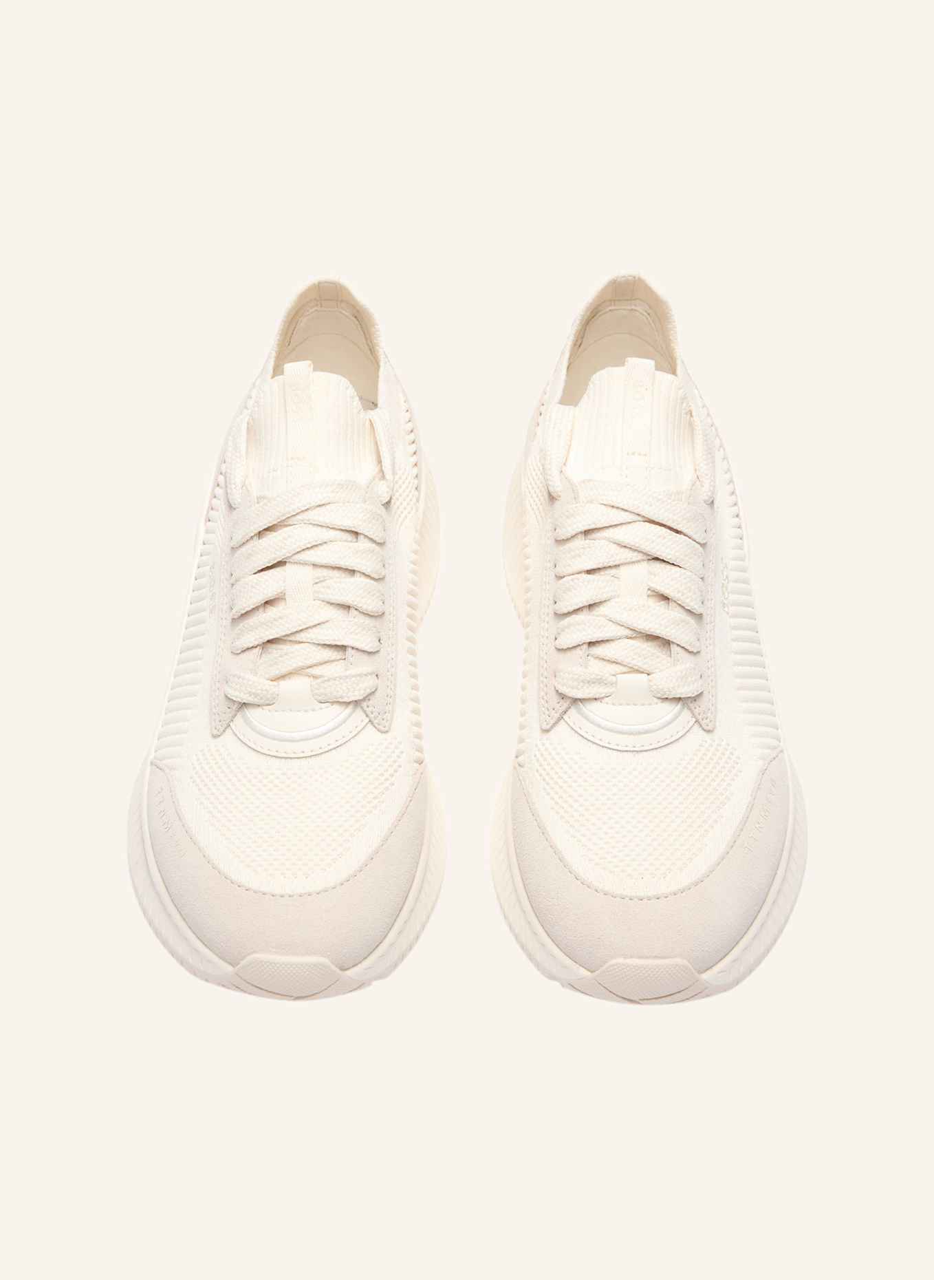 BOSS Turnschuh TTNMEVO_SLON_LOWKN: WEISS